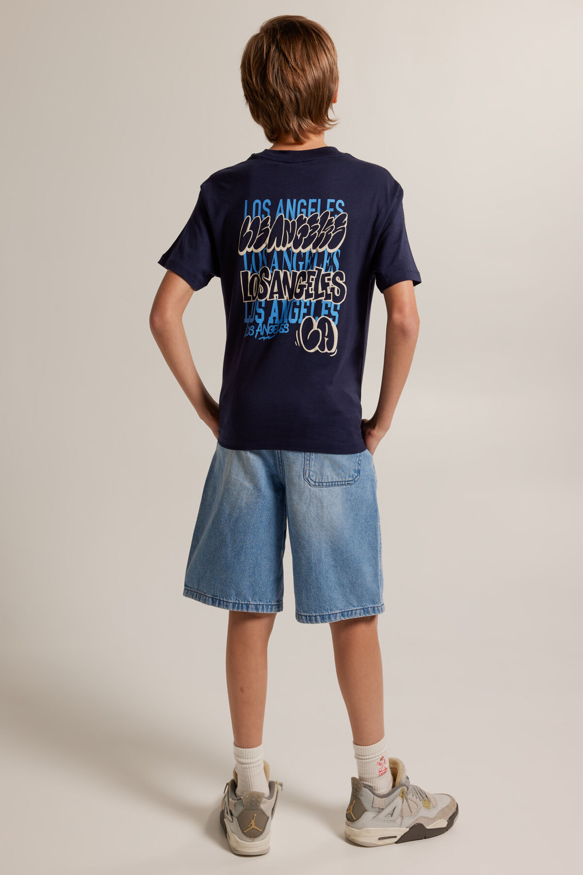 Denim short Nero JR image number 2