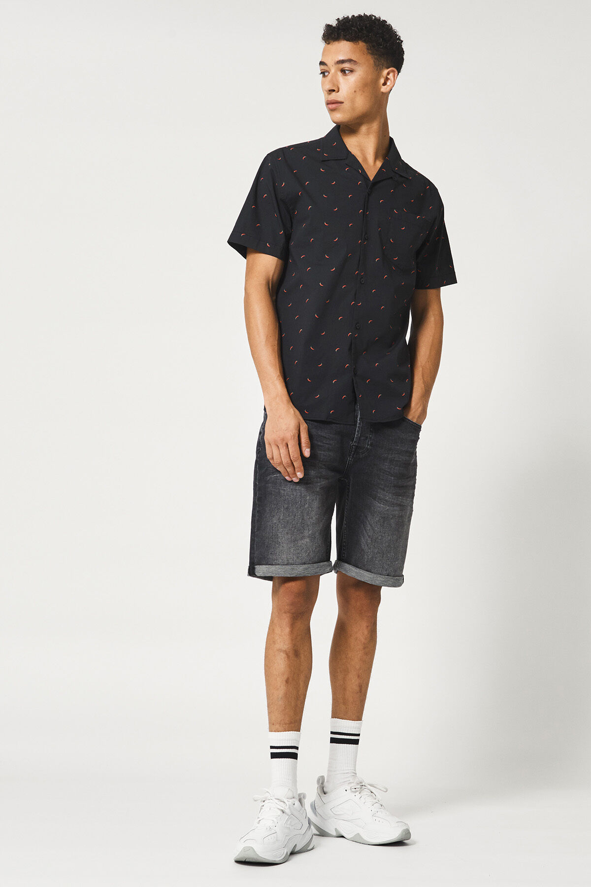 Jogdenim short Robert jog image number 0