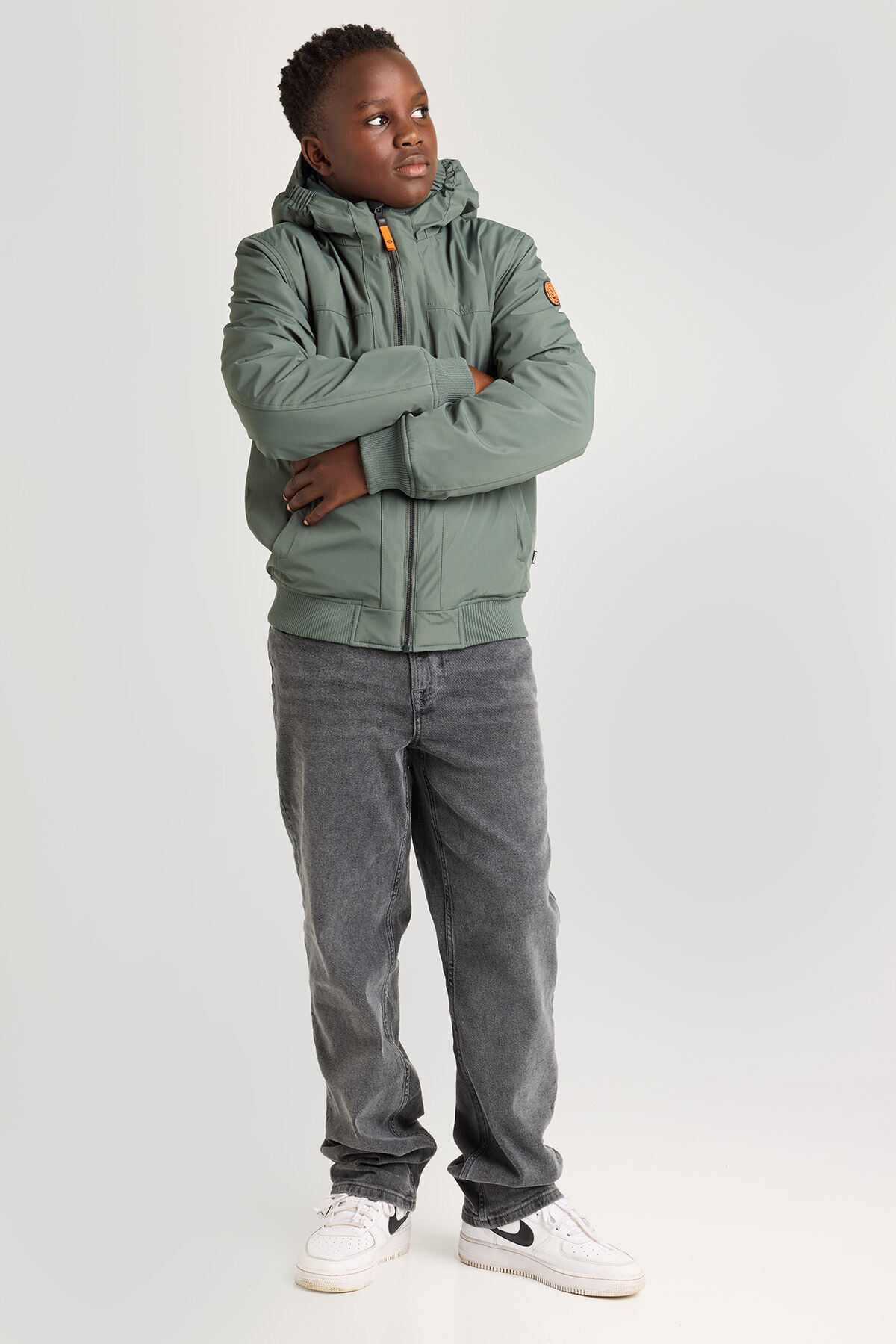 Hooded bomber Justin Jr image number 0