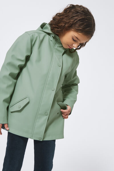 SOLOCOTE Kinderregenjas met capuchon, gevoerd, rubber, regenjassen voor meisjes en jongens, waterdicht, winddicht, maat, lichtblauw, 5-6 Jaar SOLOCOTE Kinderregenjas met capuchon, gevoerd, rubber, regenjassen voor meisjes en jongens, waterdicht, winddicht, maat, lichtblauw, 5-6 Jaar