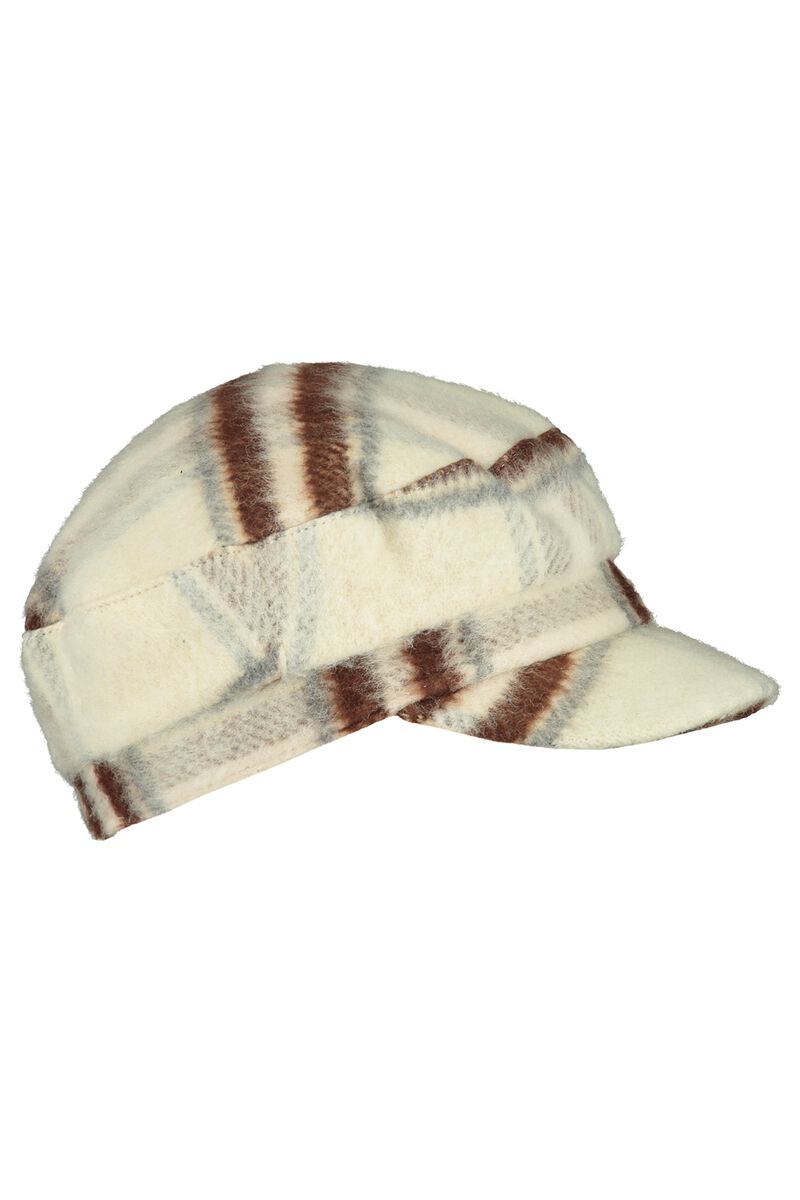 Damen Hut Vivian Check Weiss Online Kaufen
