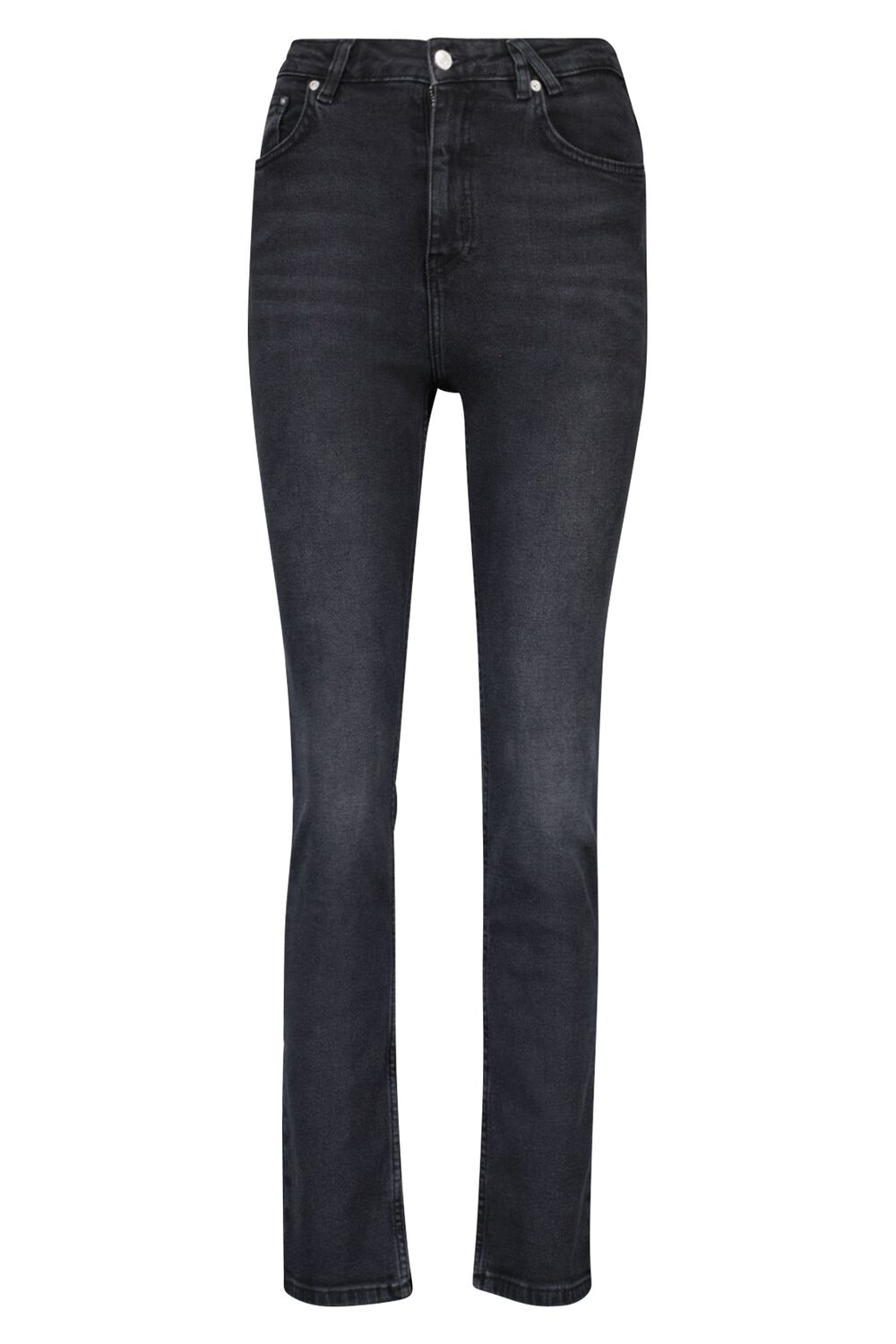 Highwaist Slim Fit Jeans Zwart