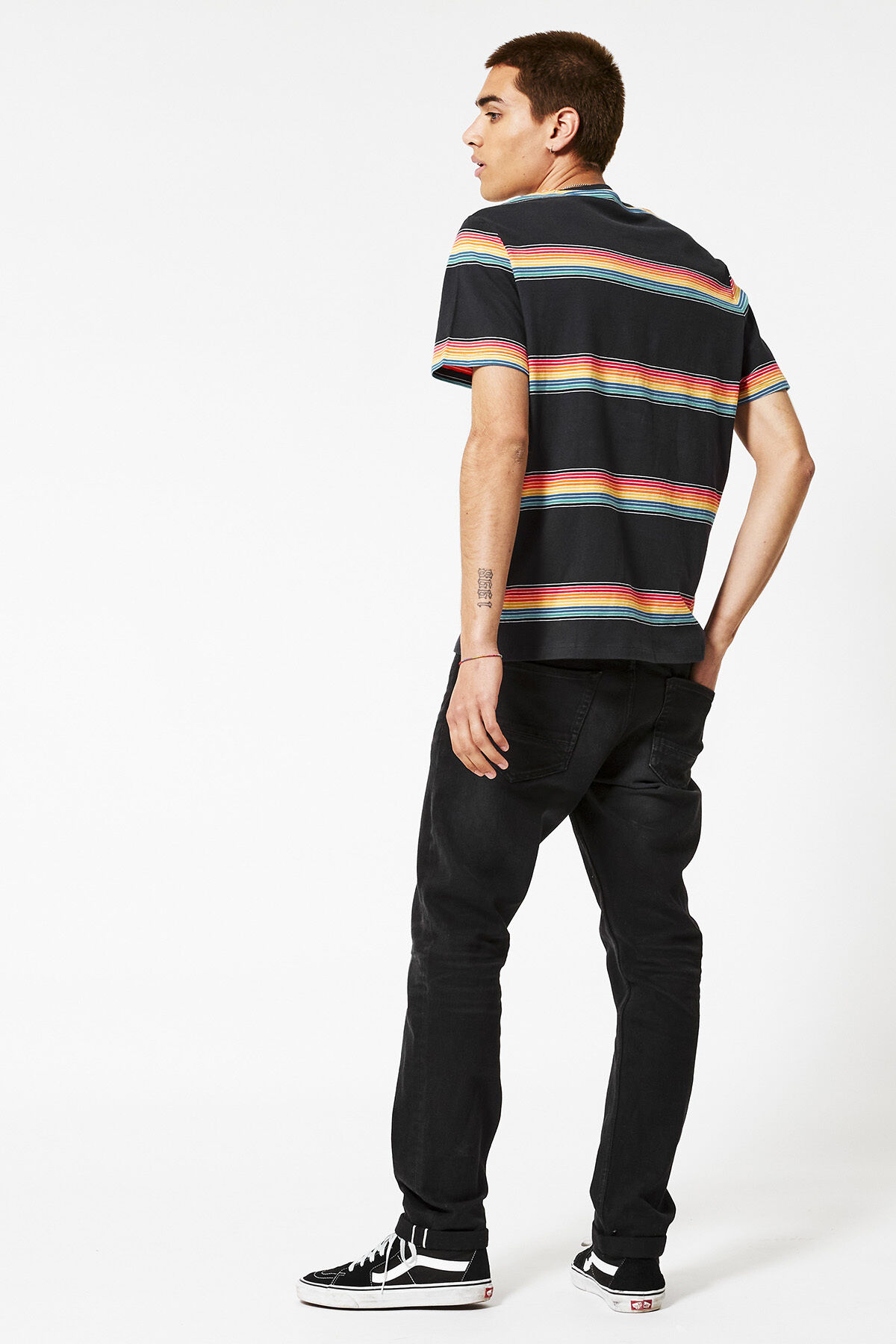 Short sleeve rainbow tee image number 2