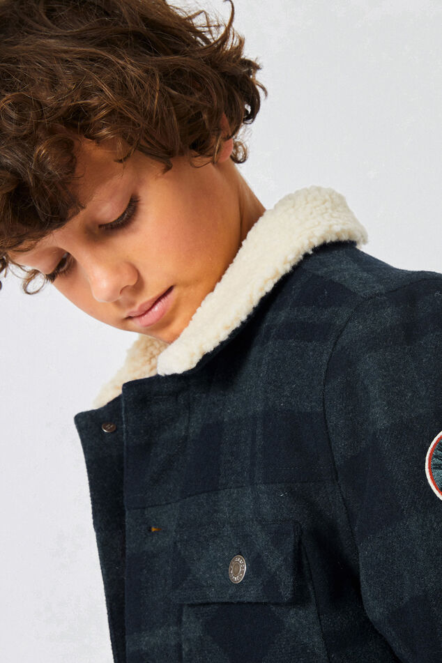 Trucker jacket Jacob check Jr image number 3