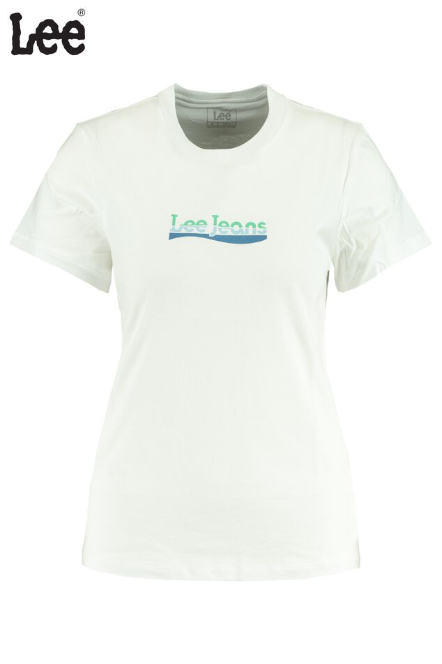 T-shirt Slim Logo Tee White image number 0