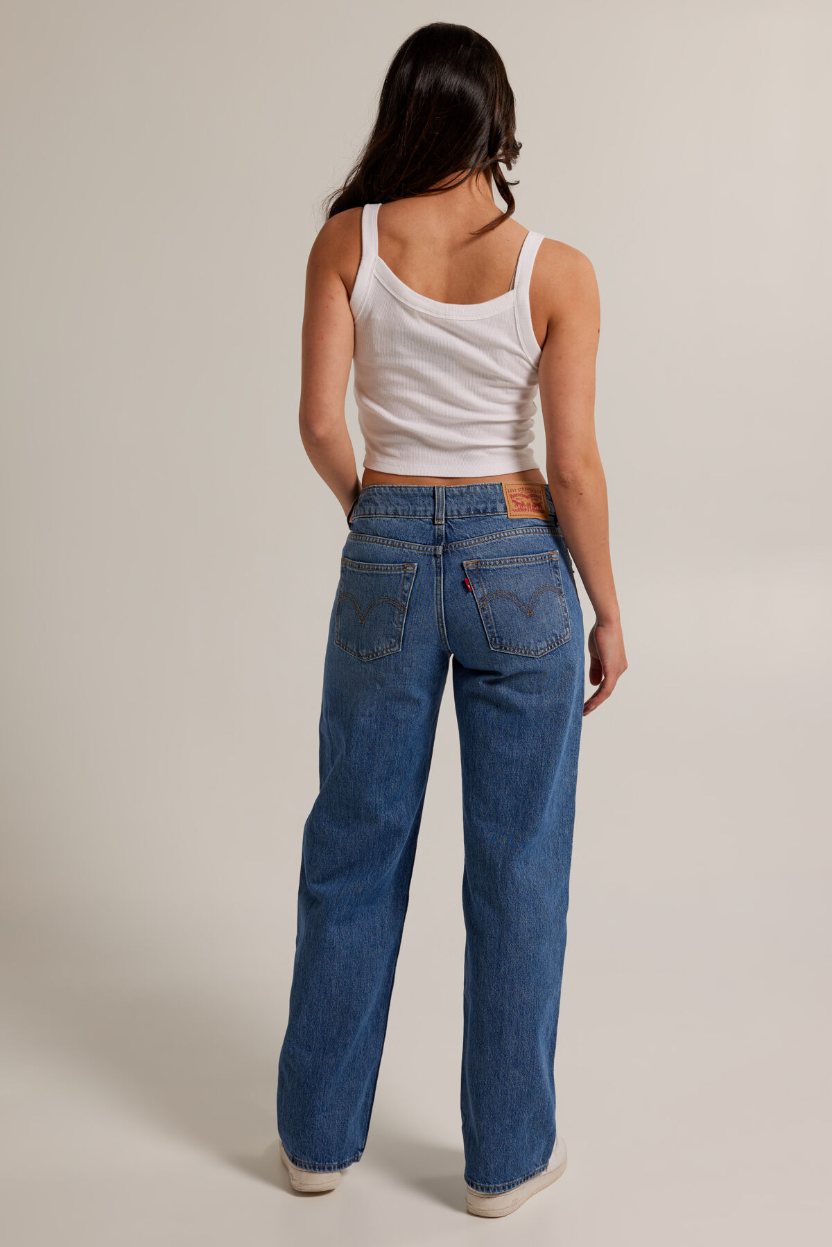 Women Levi s Superlow jeans Denim blue America Today