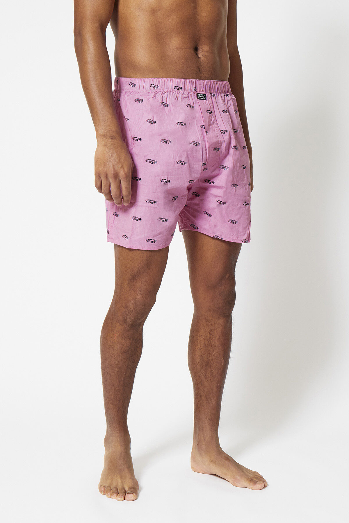 Men Boxer all over print Pink America Today