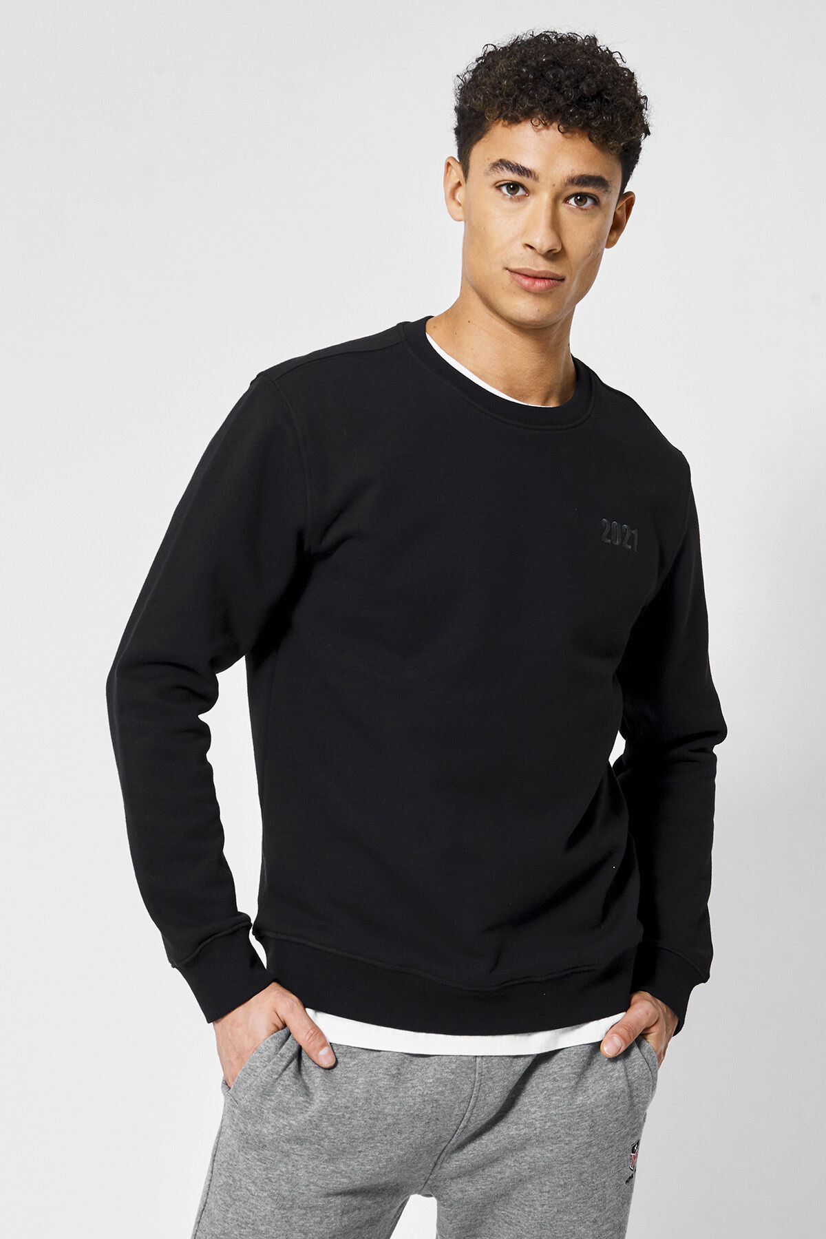Herren Sweater Unisex Saint Black America Today