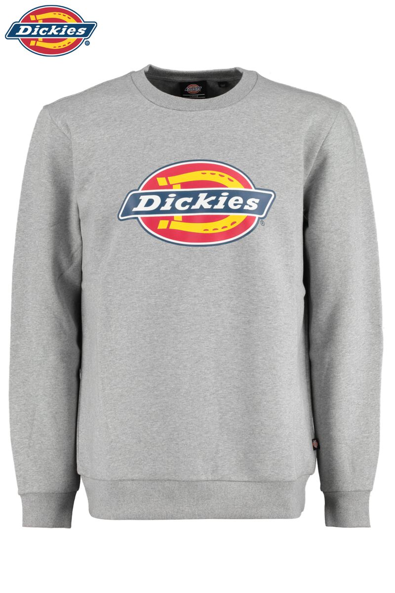 walgelijk Aanval Bepalen Heren Dickies sweater logo print Grey melange