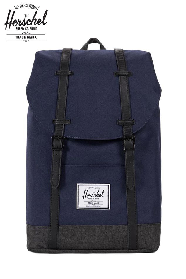 cheap herschel retreat backpack navy It is designed with a logo patch Hershel Retreat Backpack Herschel Supply