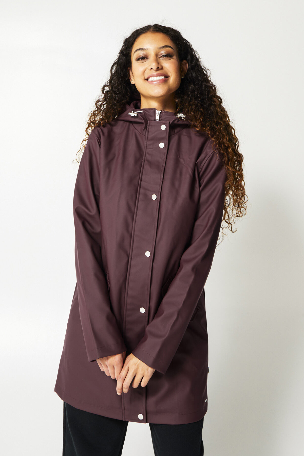 Burgundy waterproof jacket clearance