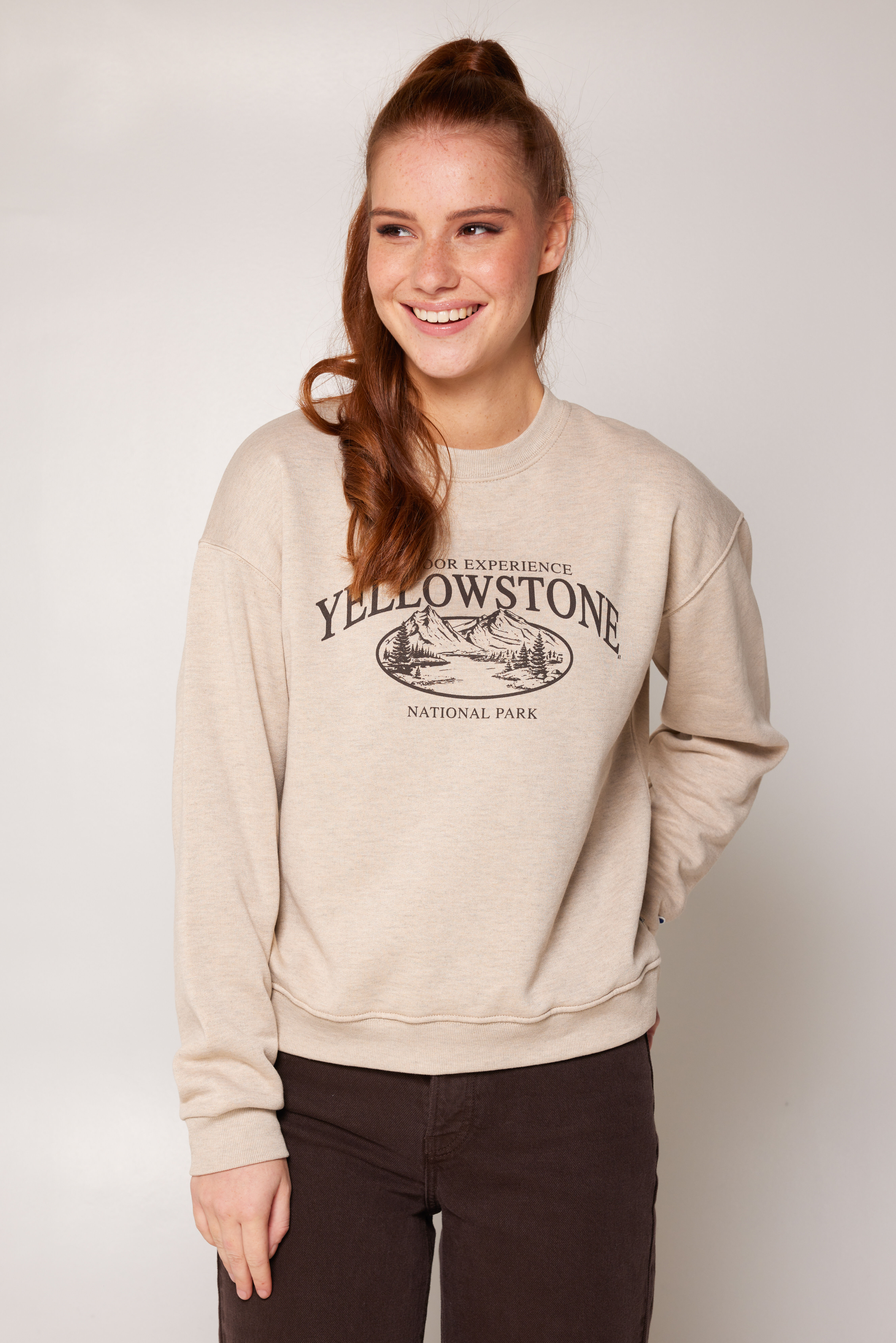 Grau M DAMEN Pullovers & Sweatshirts Oversize NoName Pullover Rabatt 96 % 