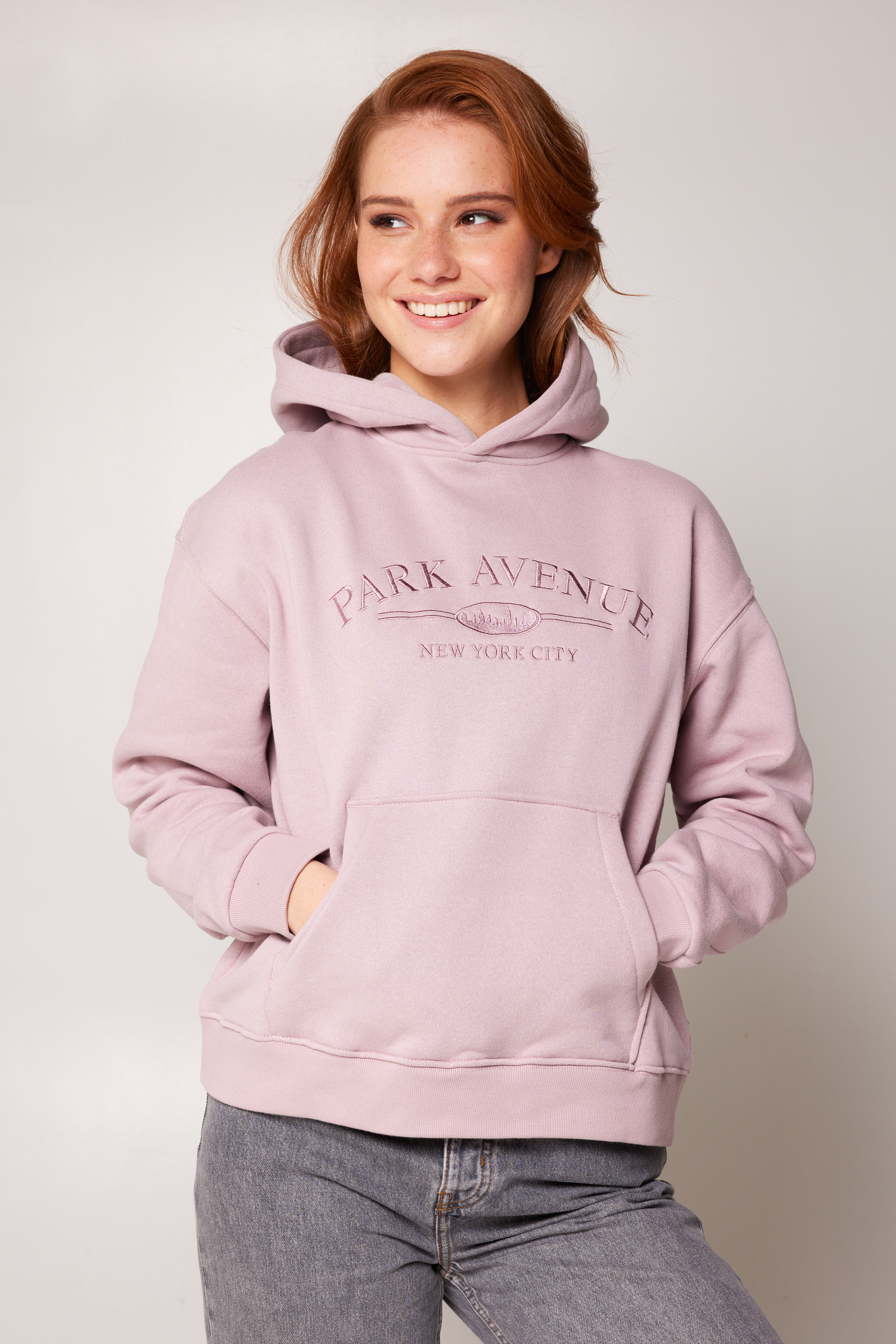 Dames Hoodie Scotti Old rose America Today