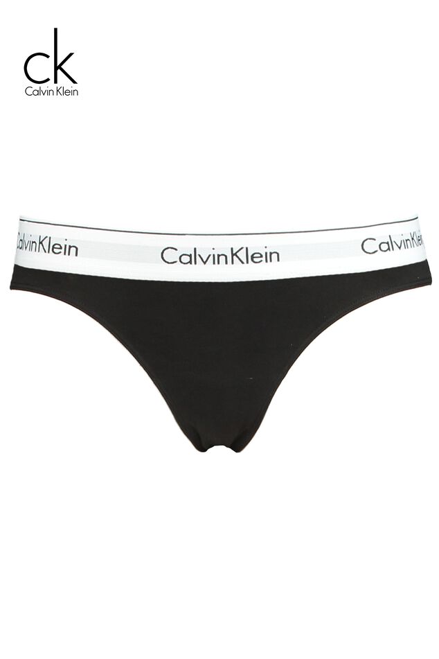 Calvin Klein Ck One Days Of The Week Thong Underwear Qf5937 Black