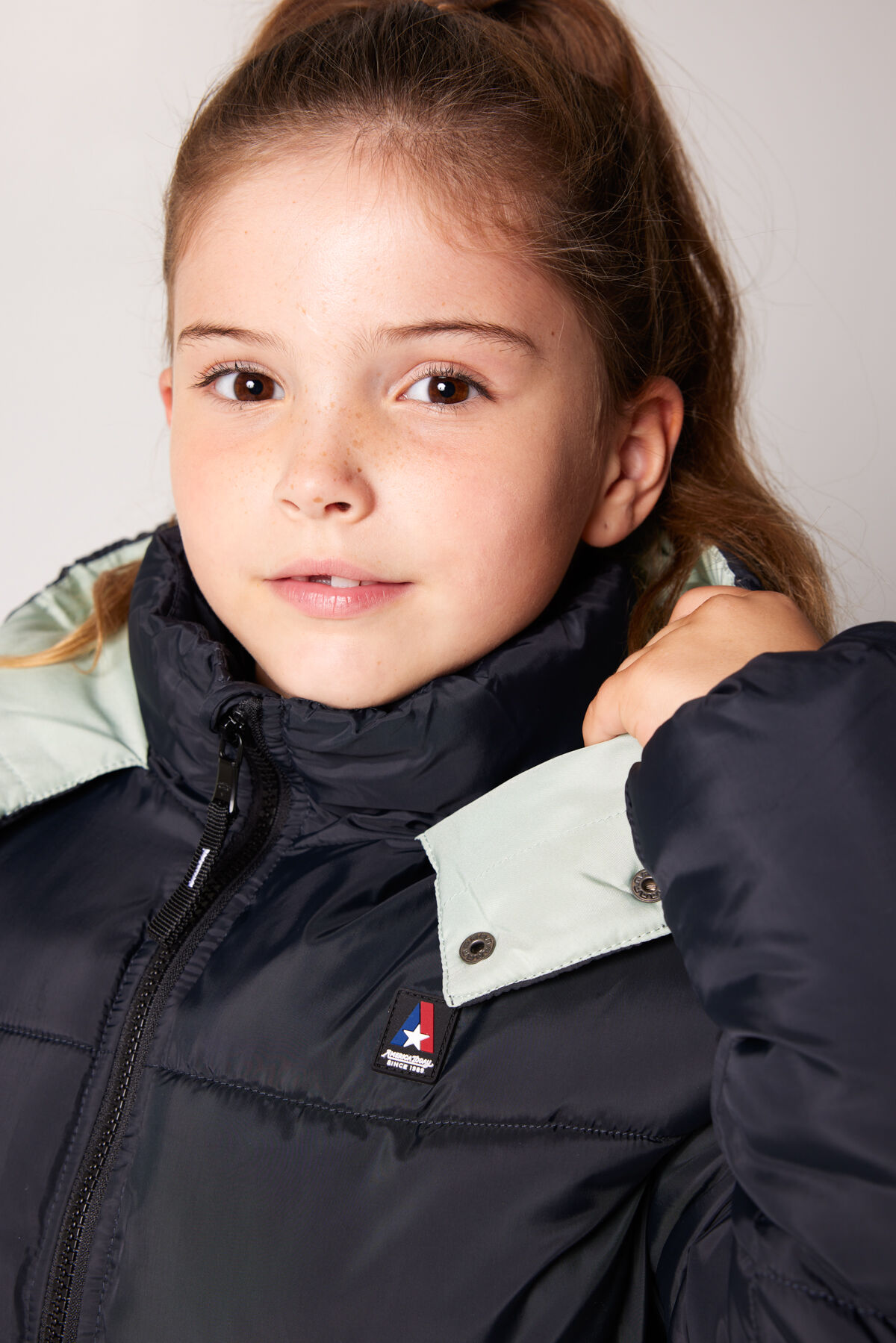 Girls black online winter jacket