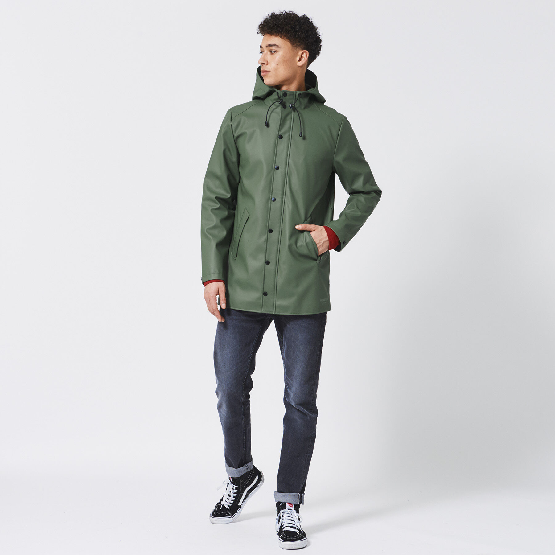 Men Rain jacket Jace Green Buy Online 