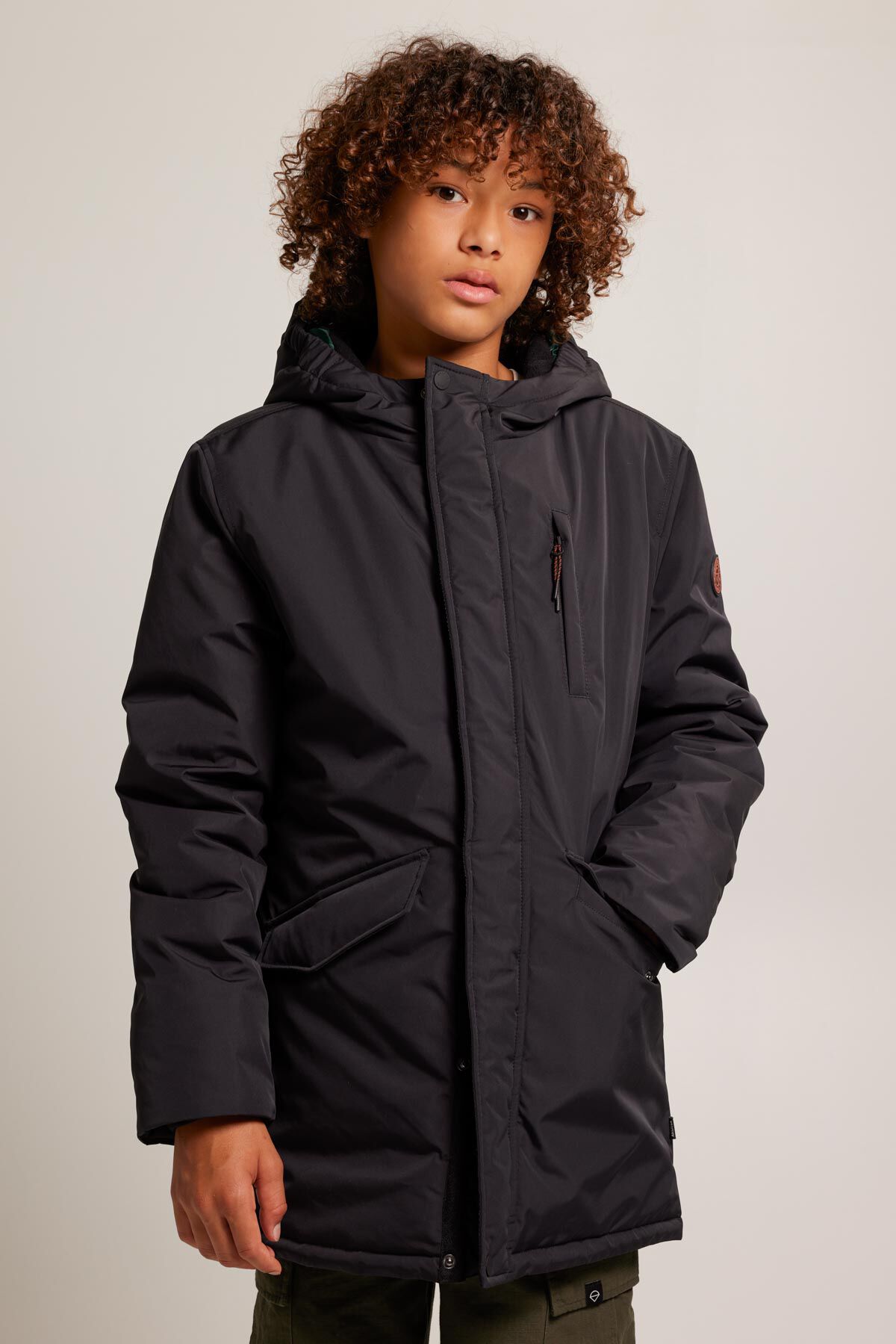 Gar ons Veste d hiver Jaime JR Black America Today
