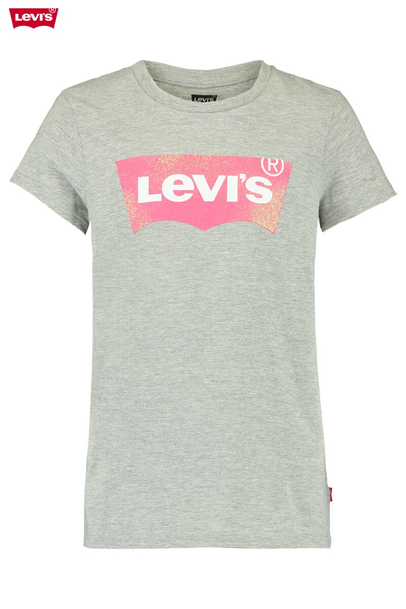 Toerist Onbekwaamheid schroot Meisjes T-shirt Levi's Batwing Grey melange