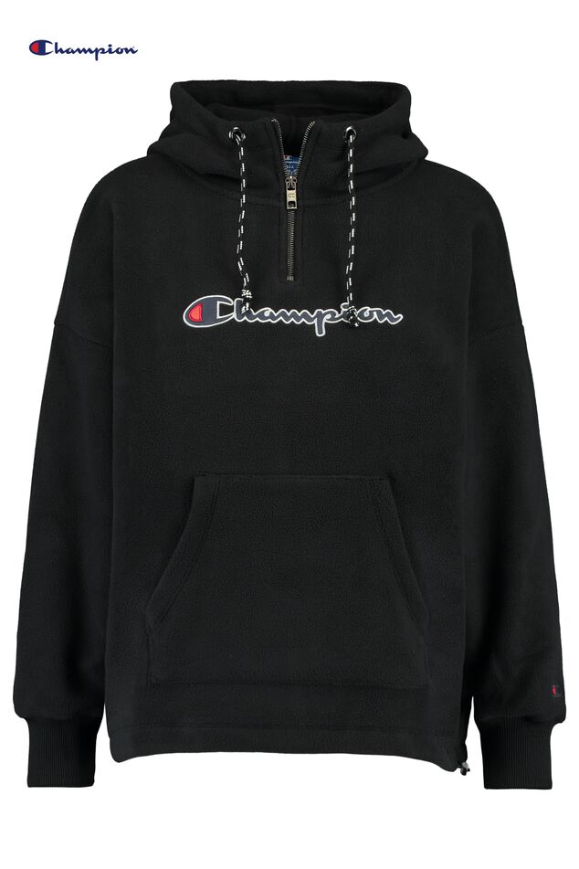 Hoodie Hooded Half zip image number 0