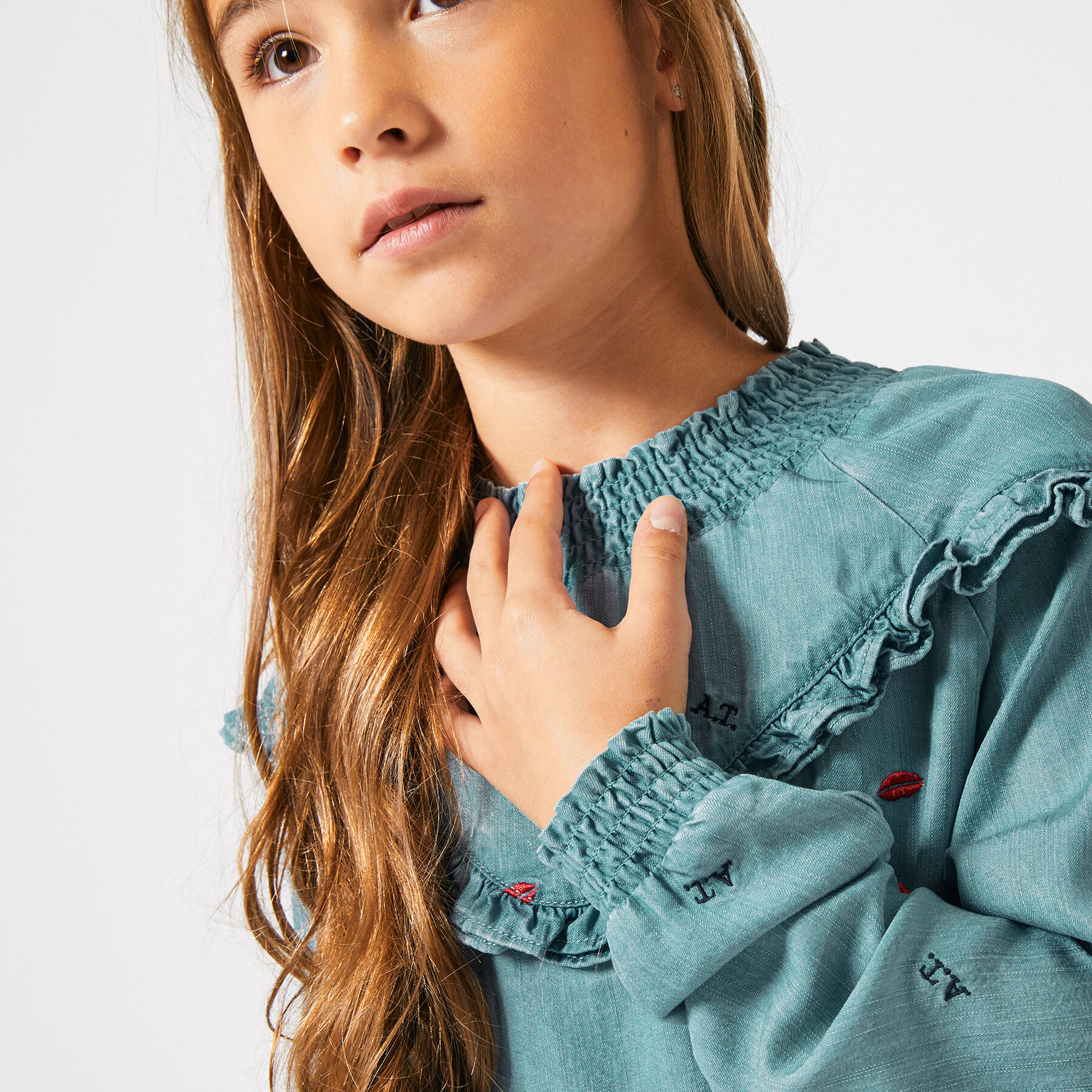Blouse Bowdy denim Jr.