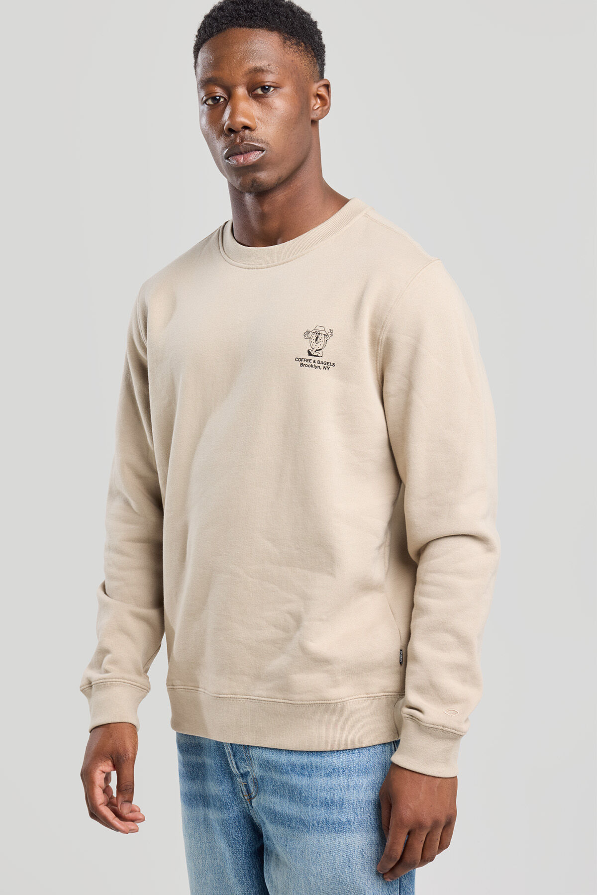 Men Sweater Sun Crew Mud America Today