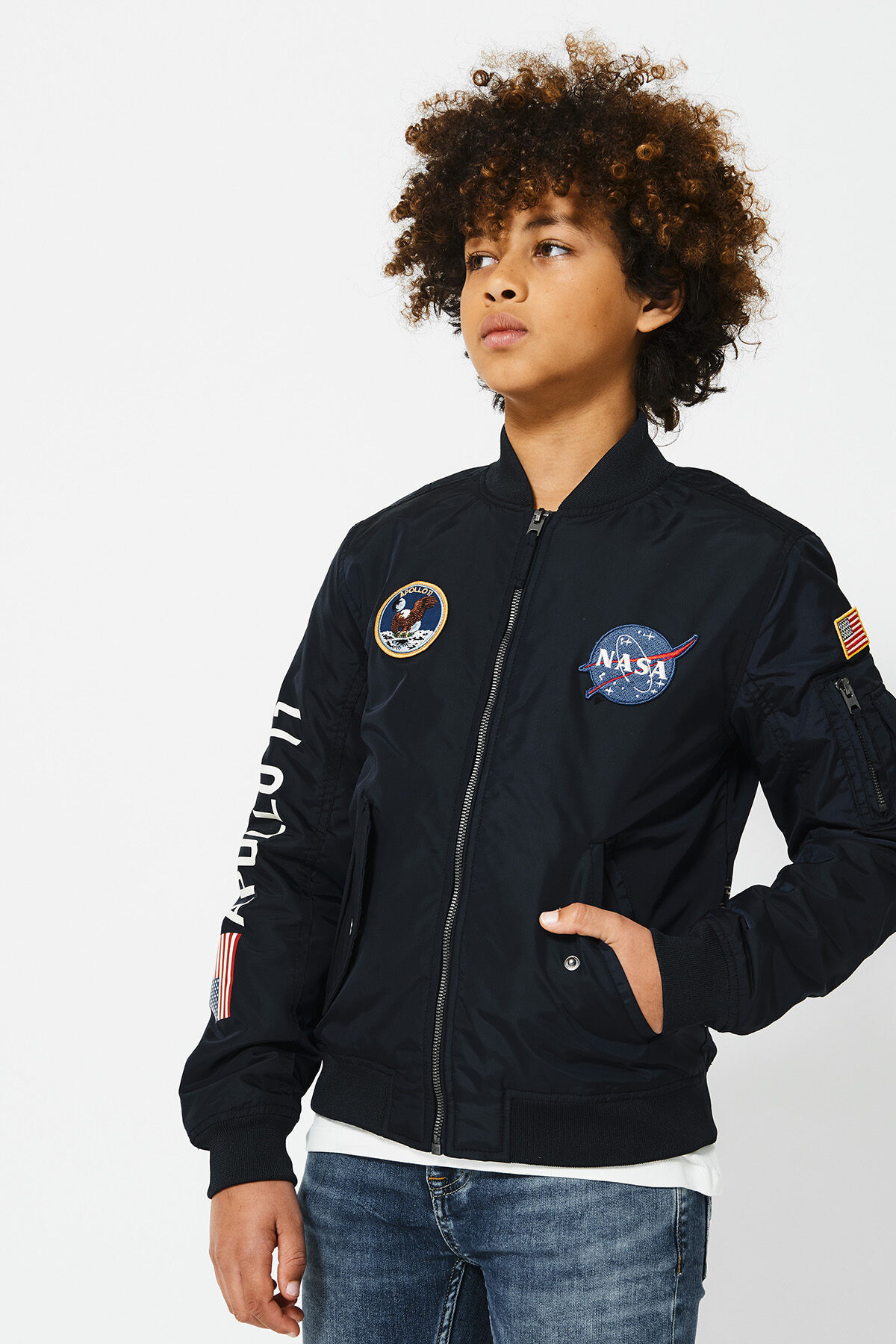 Boys Jacket Joe Jr Navy America Today
