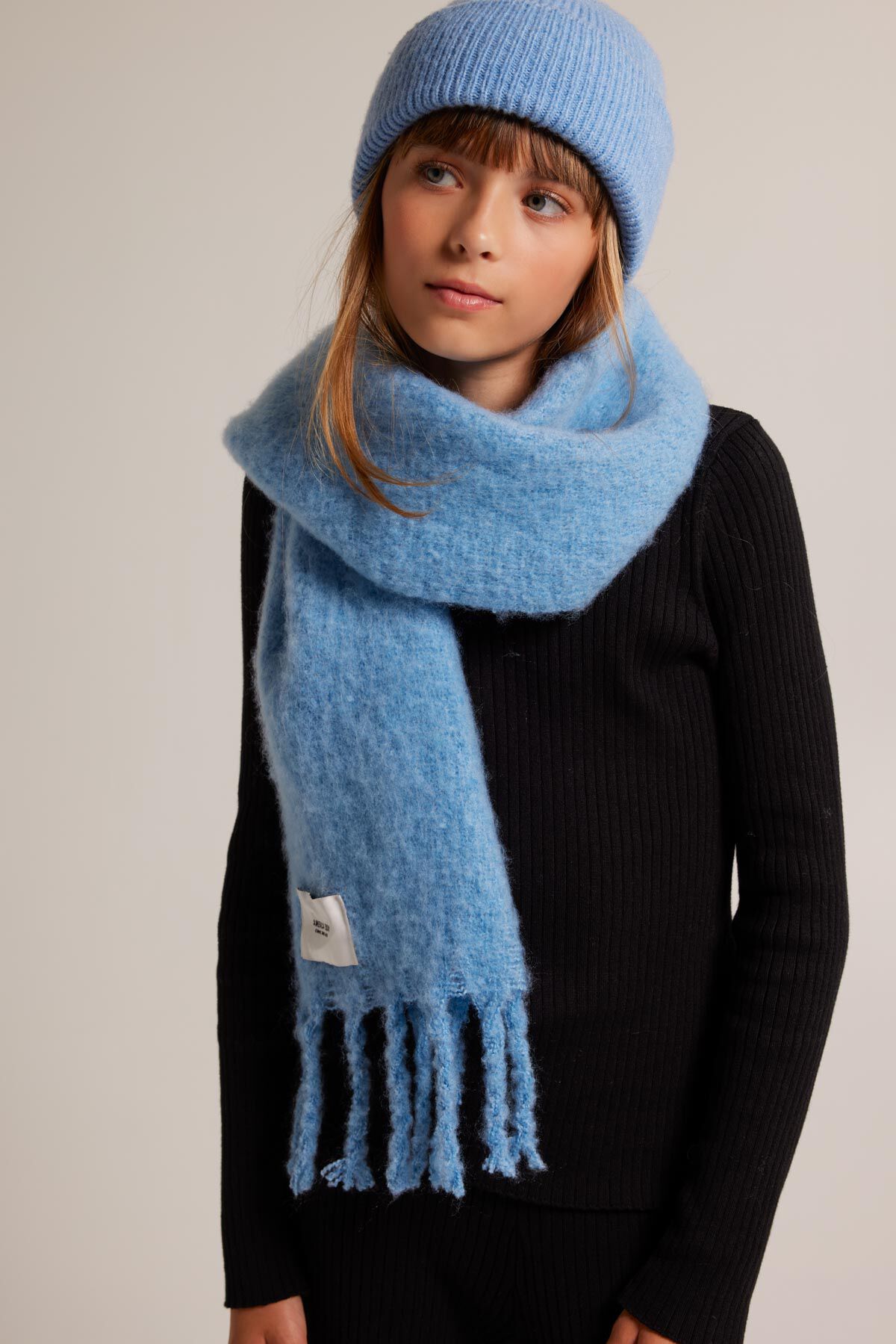 小物 Ameri FES GIRLS SCARF Girls Scarf April JR Vintage blue | America Today