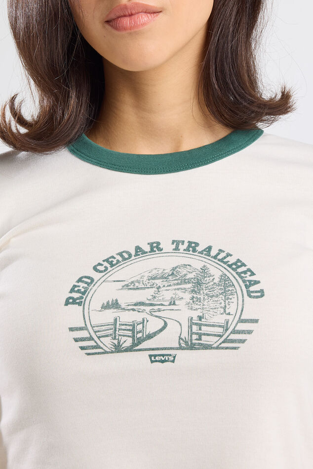 Rib ringer tee image number 3