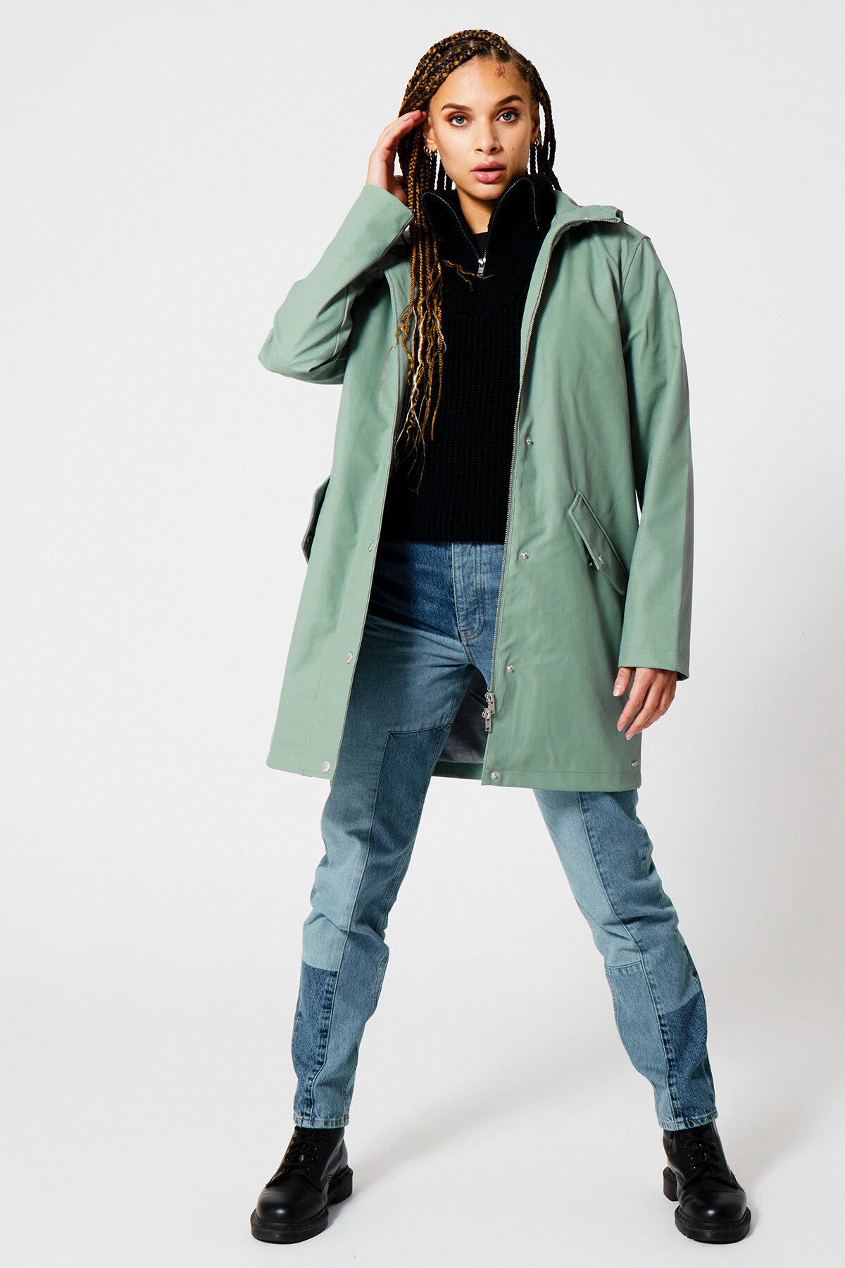 Gevoerde regenjas dames deals america today