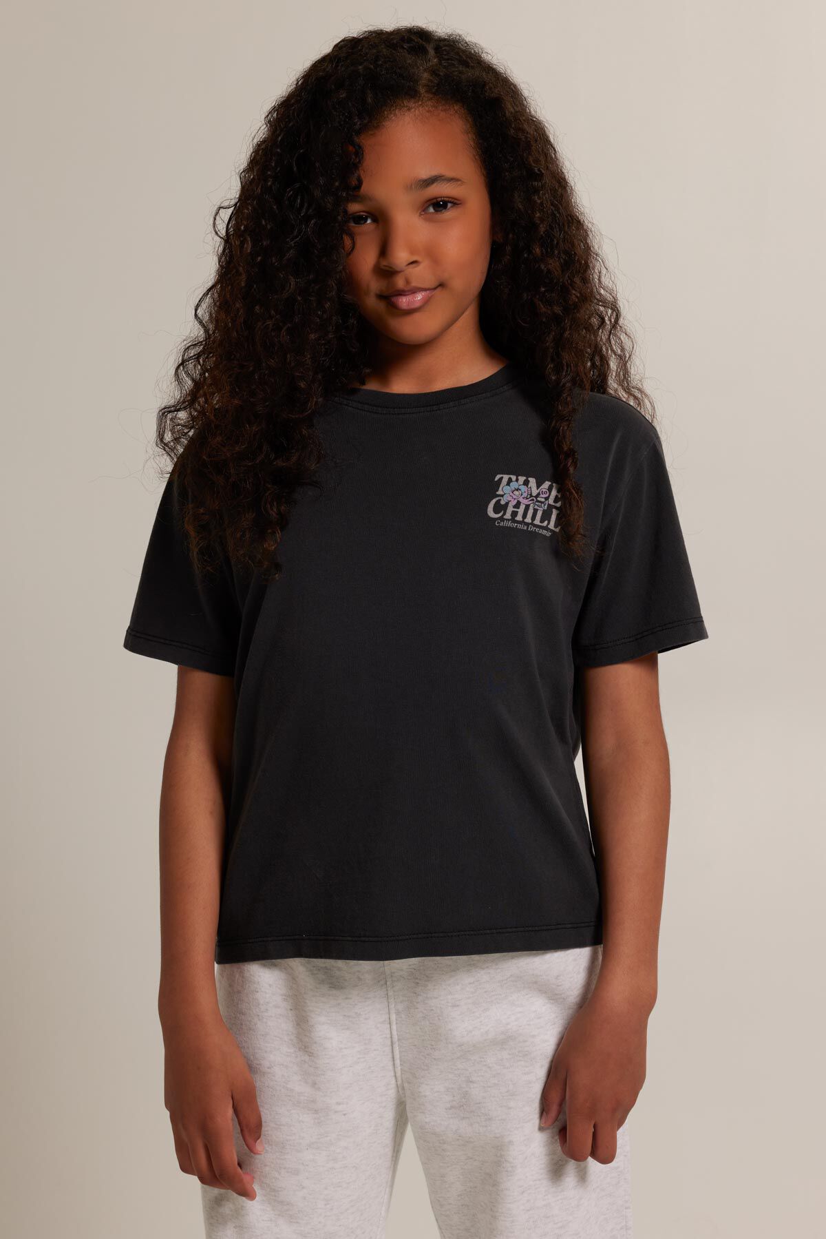 T shirt fille noir shop