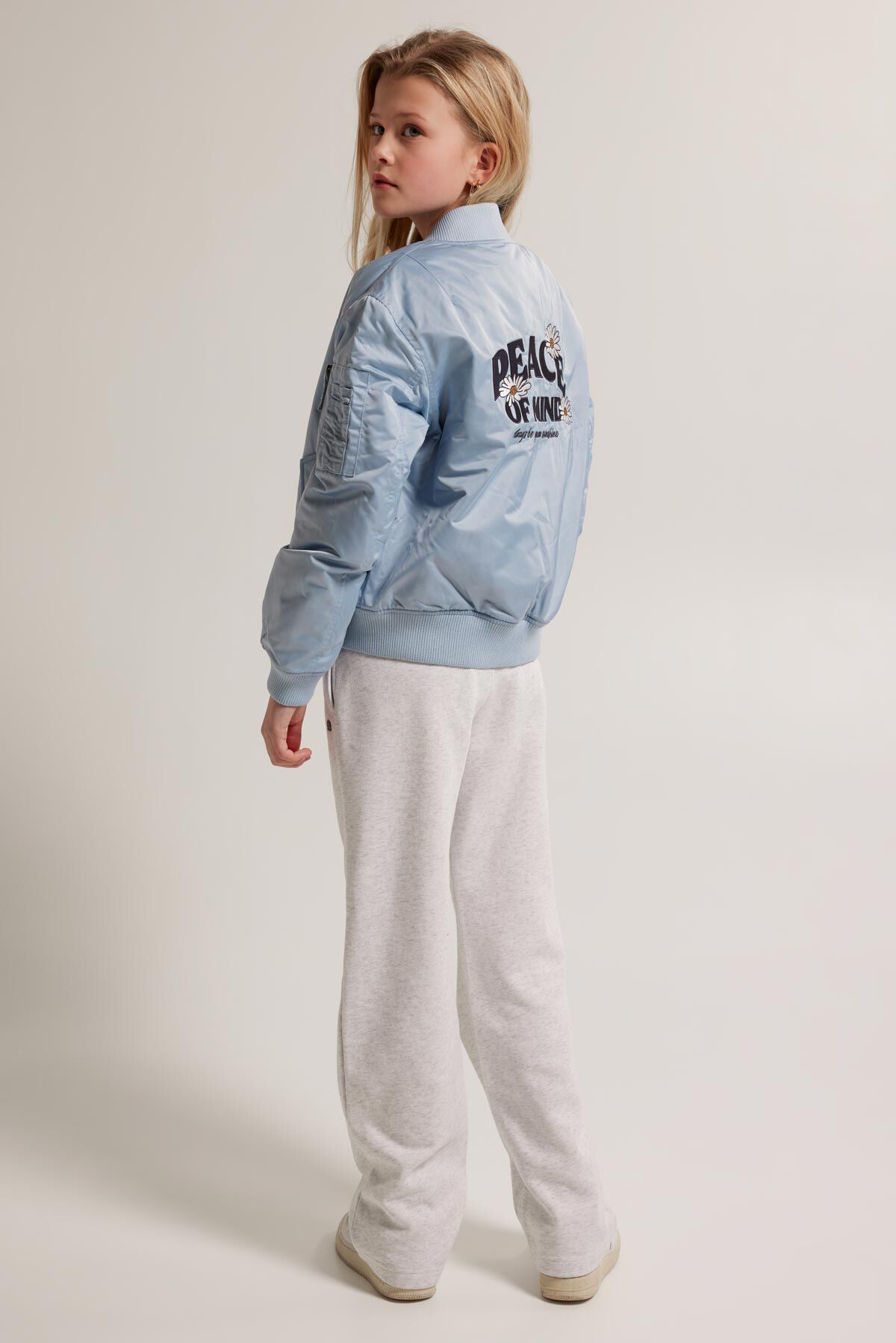 Girls Bomber jacket Jordyn JR Light blue