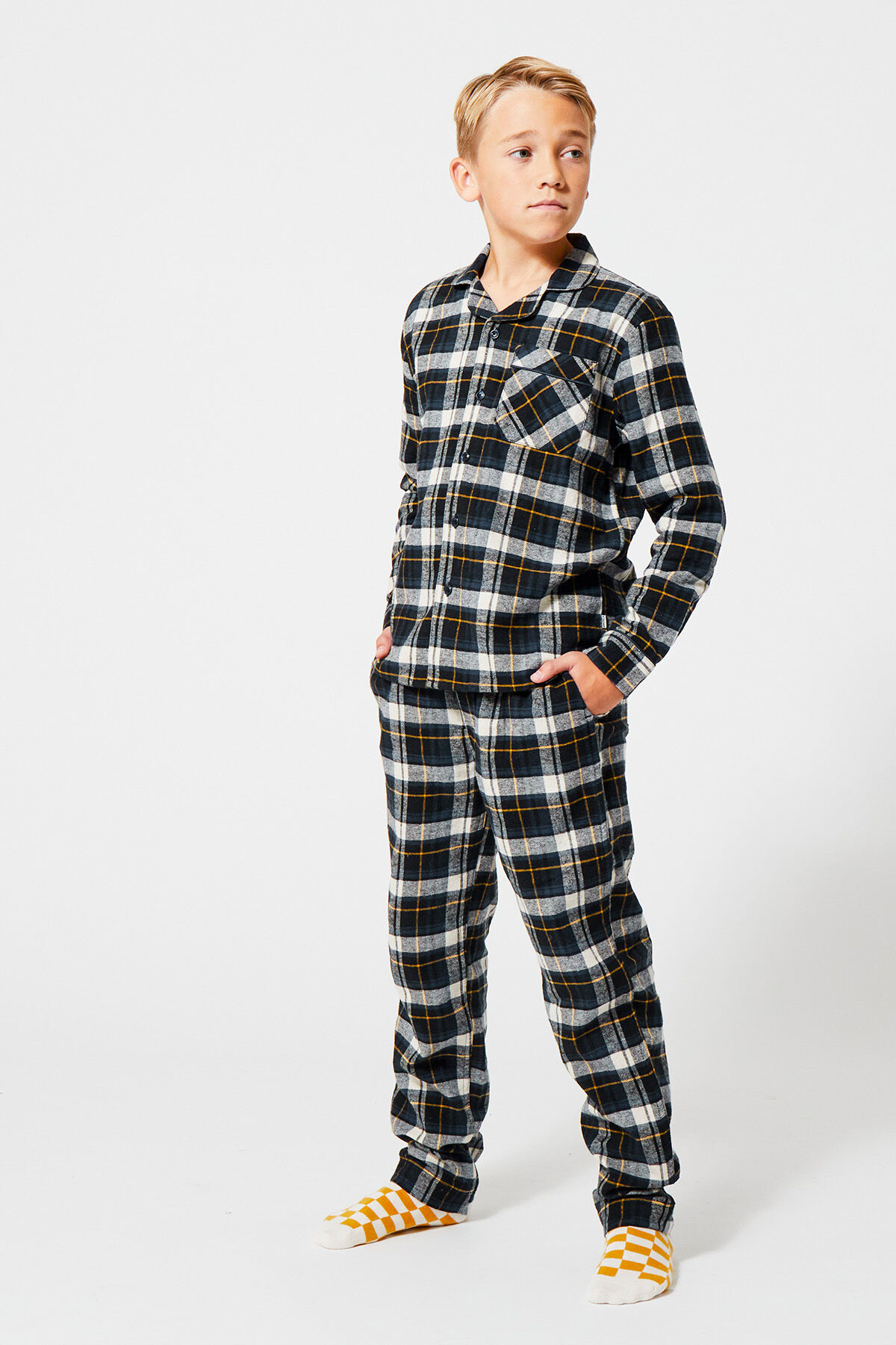 Boys plaid sales pj pants