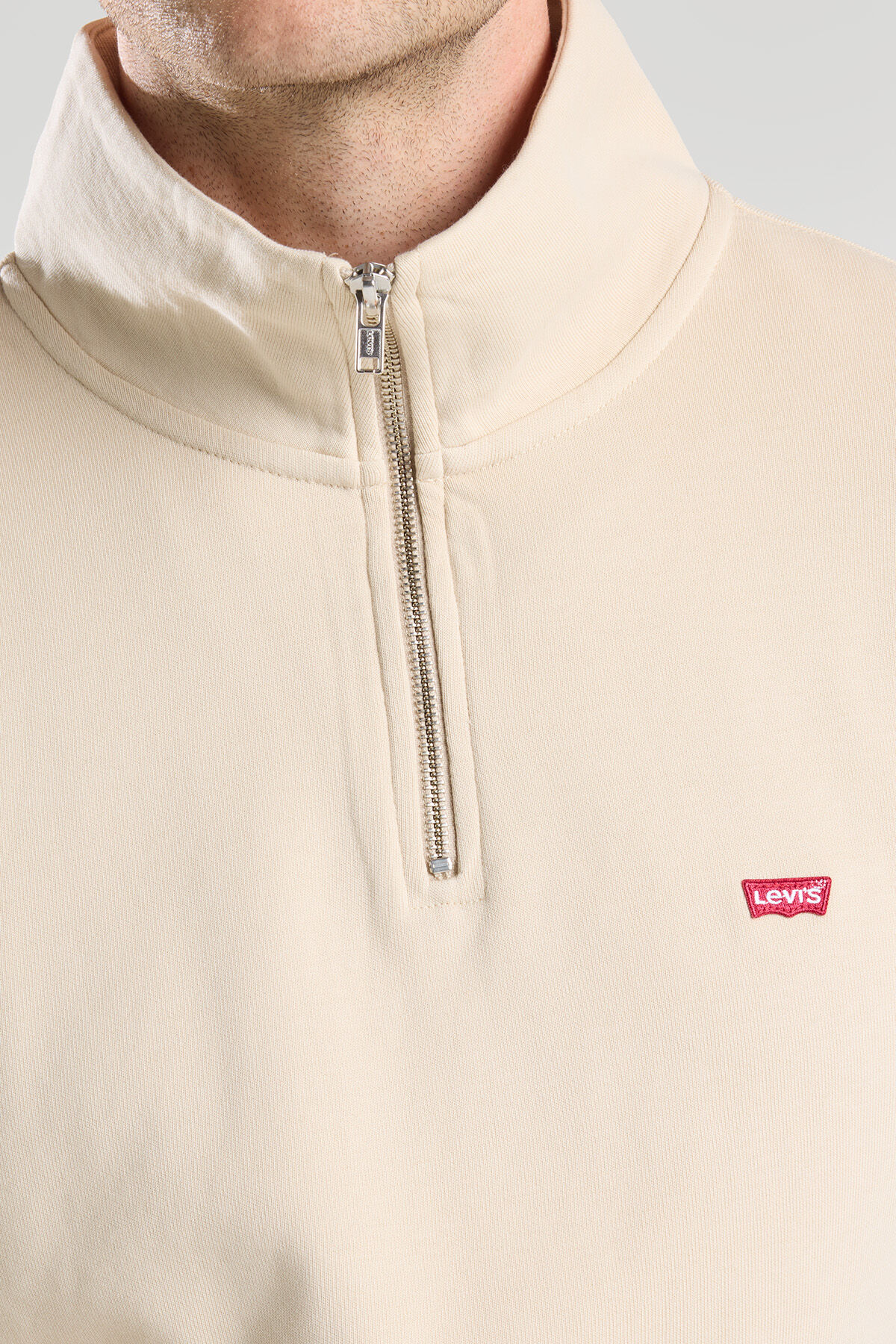 Levis half zip logo sweatshirt 2025