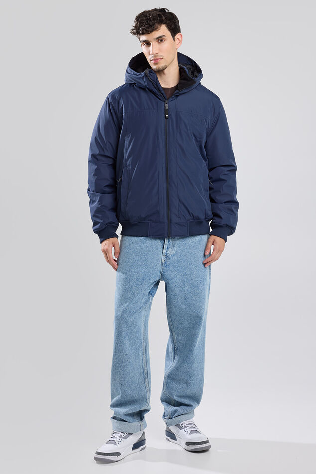 Hooded bomber jacket Justin image number 0