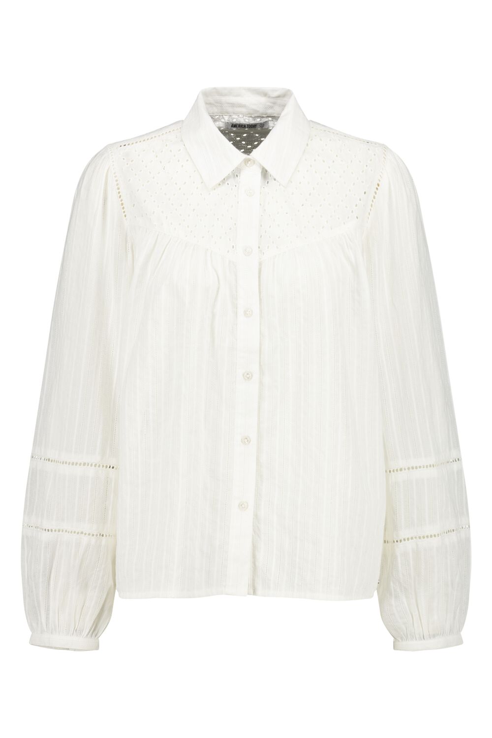 America Today Dames Blouse Blanca Wit