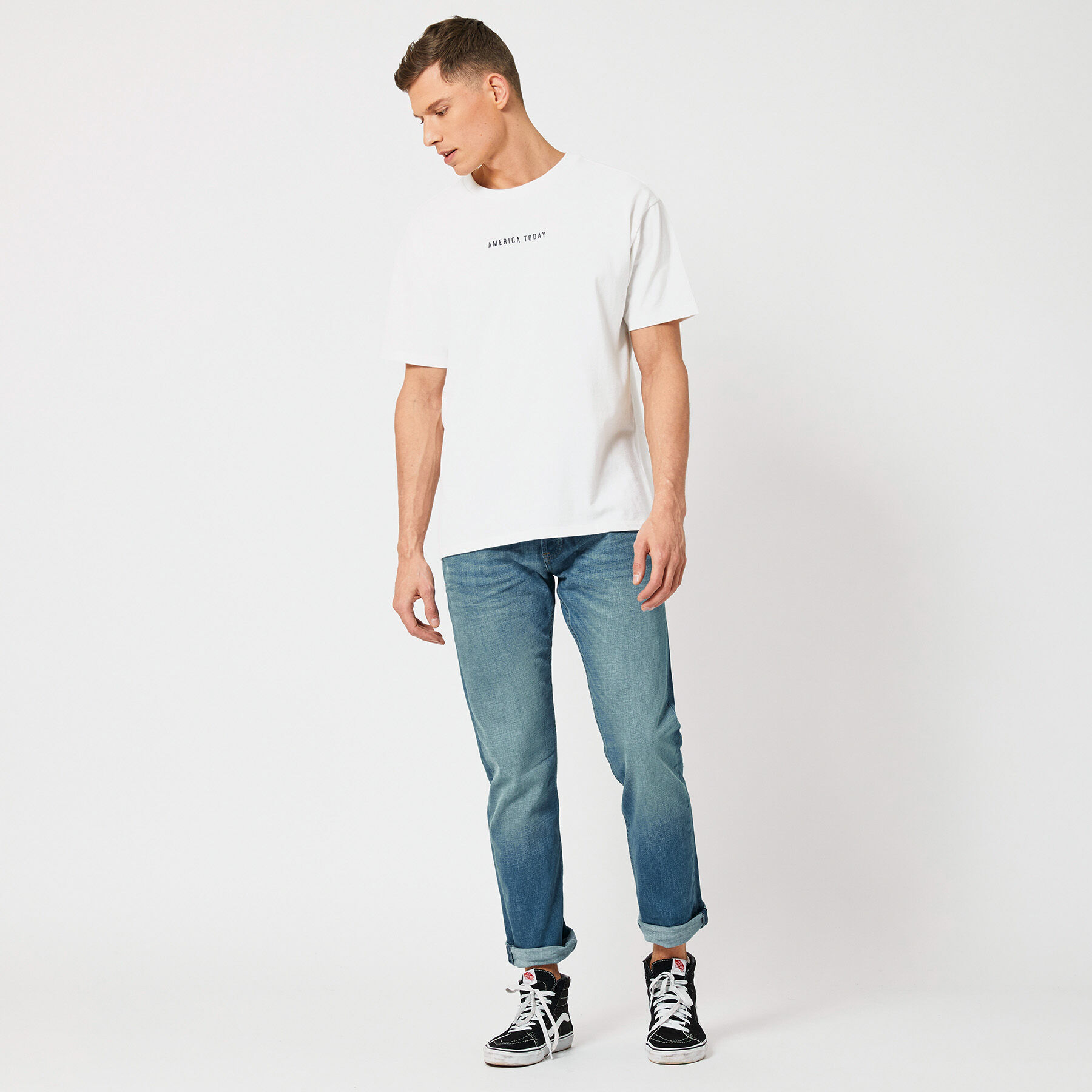 straight fit jeans for mens