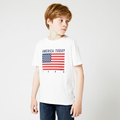 T-shirt Print Flagge 