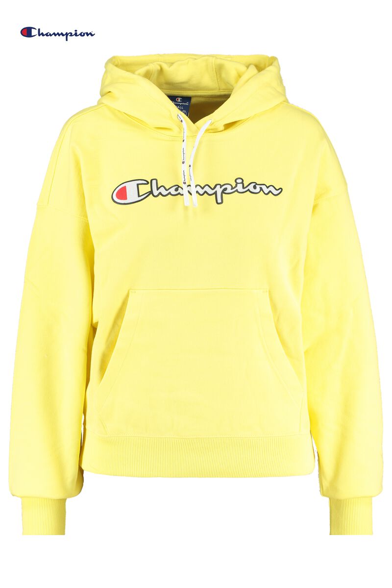 Dames Hoodie Champion Yellow | America Today