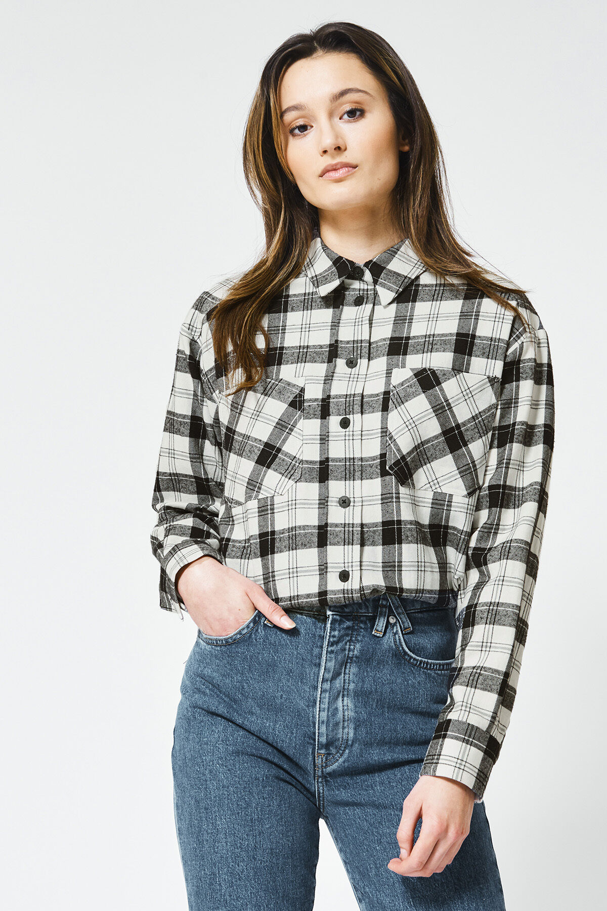 Blouse collar Bobby Check image number 1