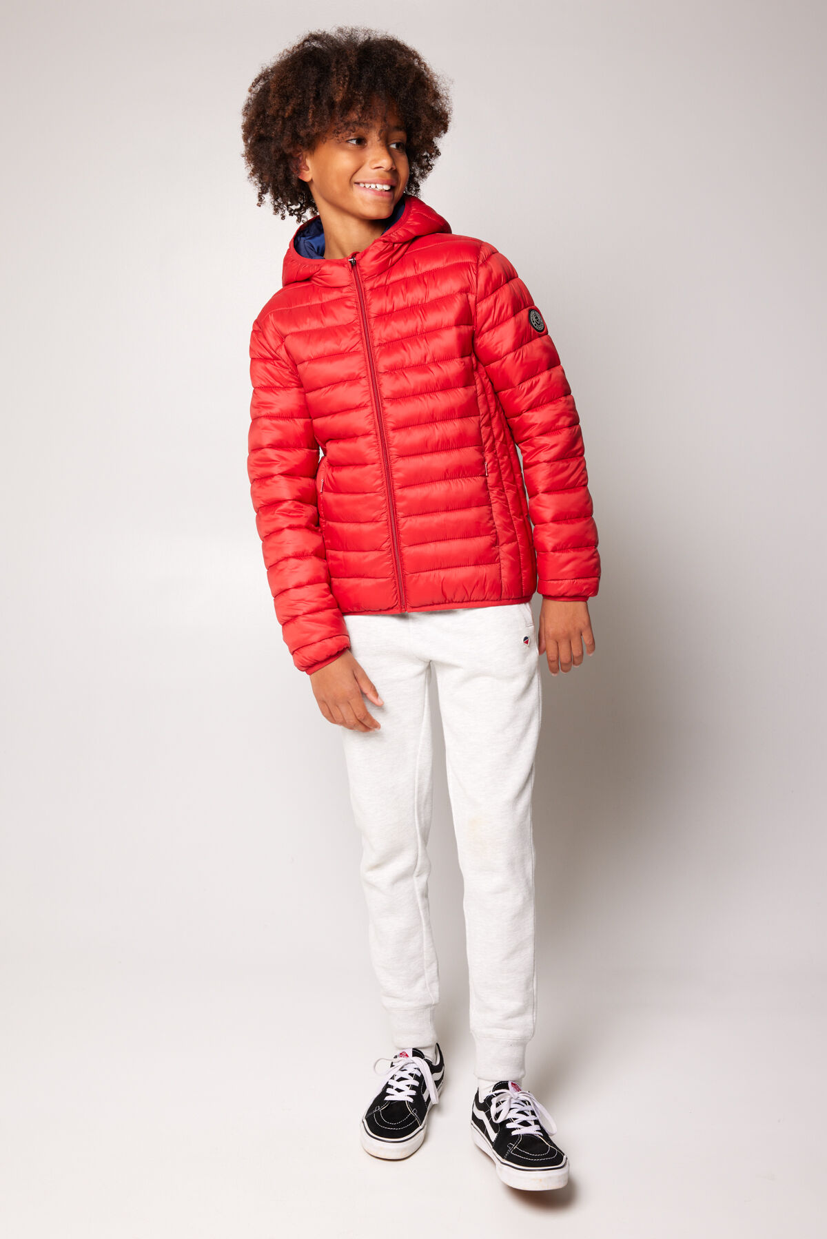 Boys red winter jacket sale