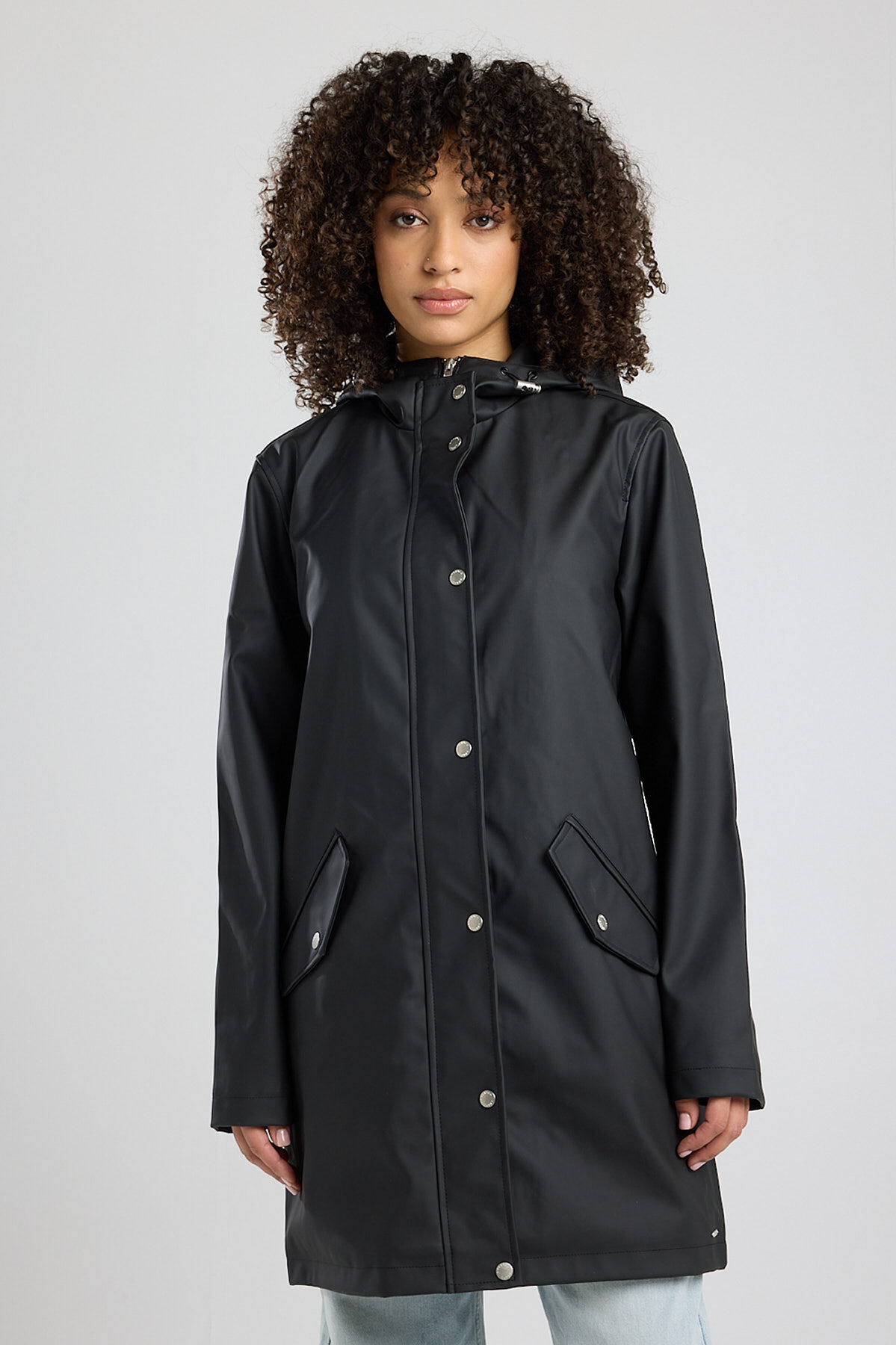 ジャケット・アウター Reika Women Rain jacket Janice Black | America Today