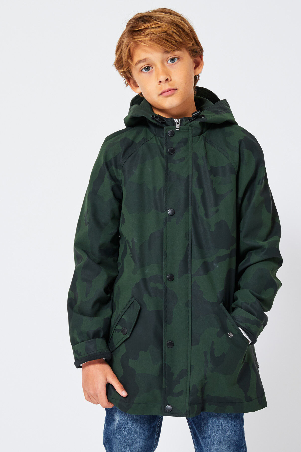 Boys Rain jacket Jake Camouflage America Today