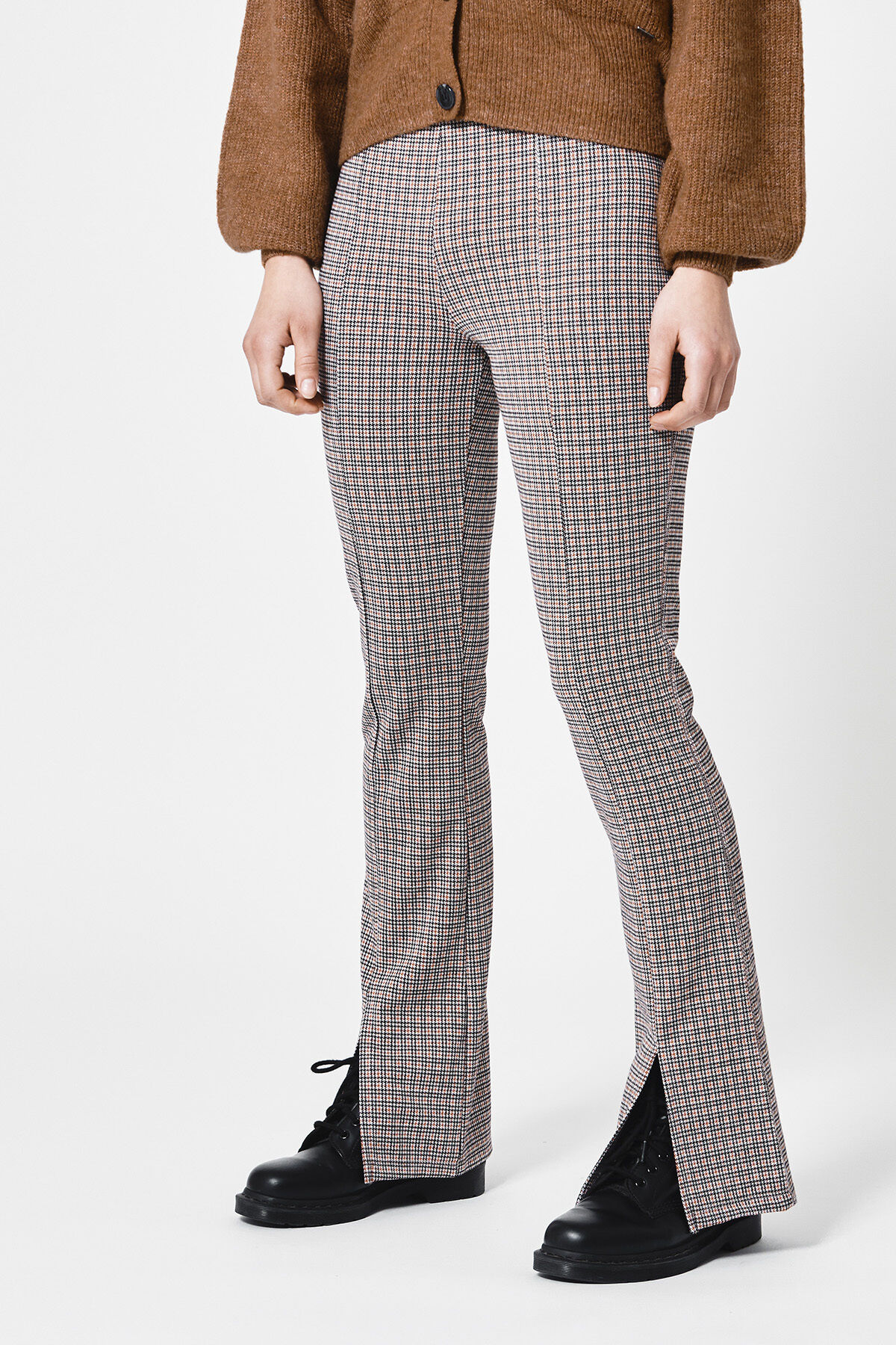 Flared pants Carola Check image number 1