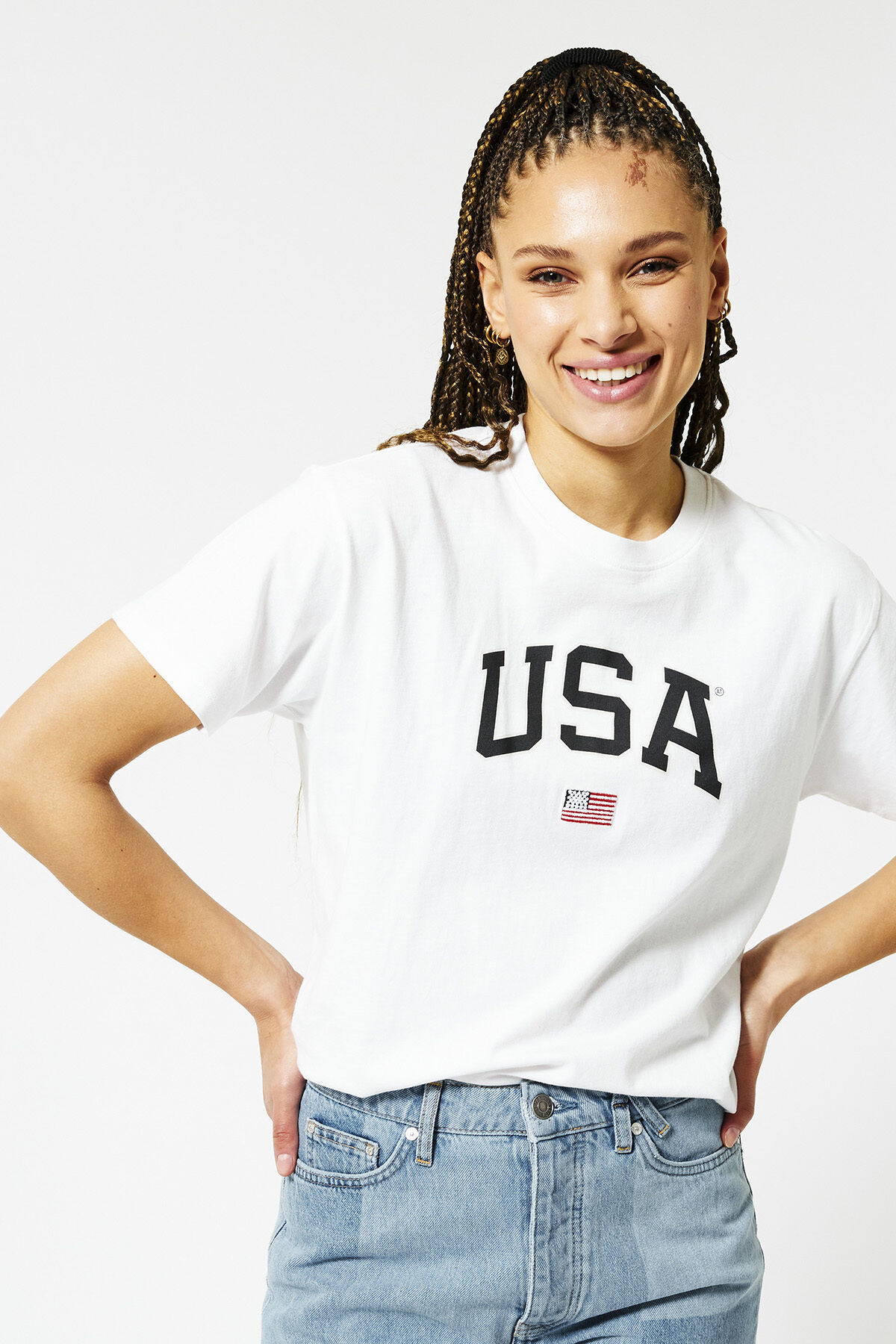 Usa t shirt for women discount