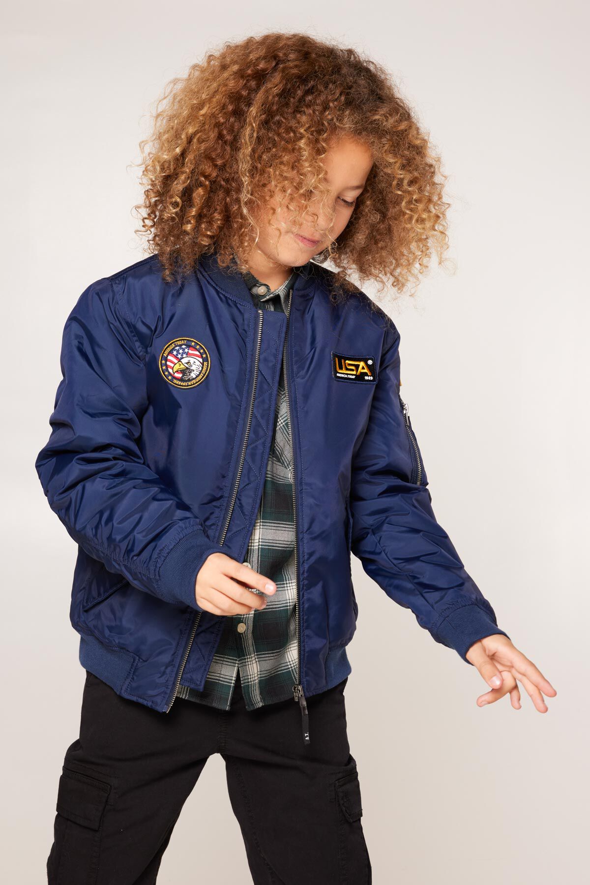 Garcons Blouson aviateur Jules JR Dark blue
