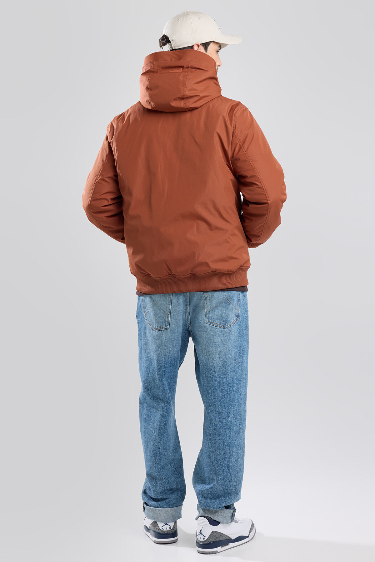 Hooded bomber jacket Justin image number 2