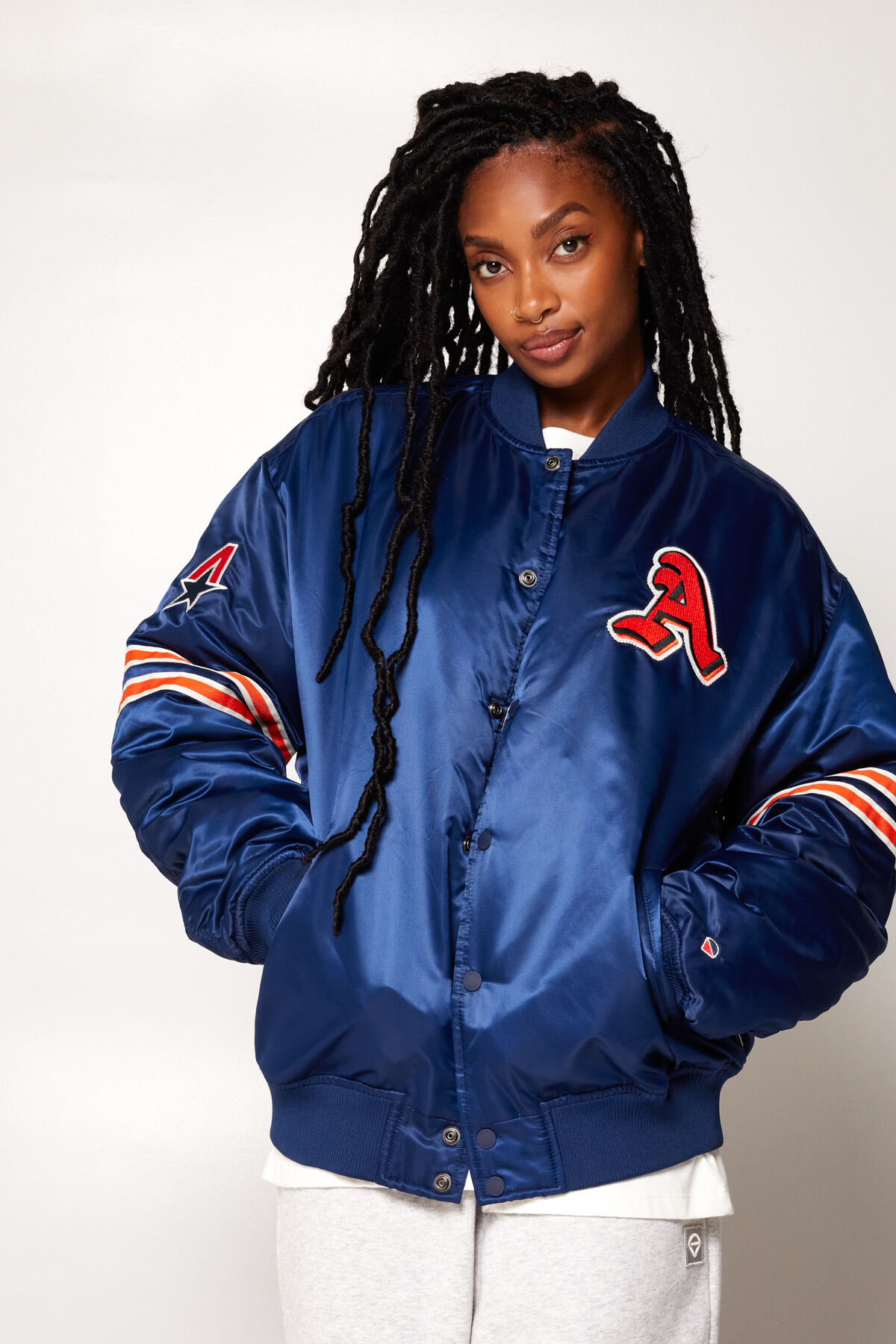 Women Varsity jacket Joel Blue | America Today