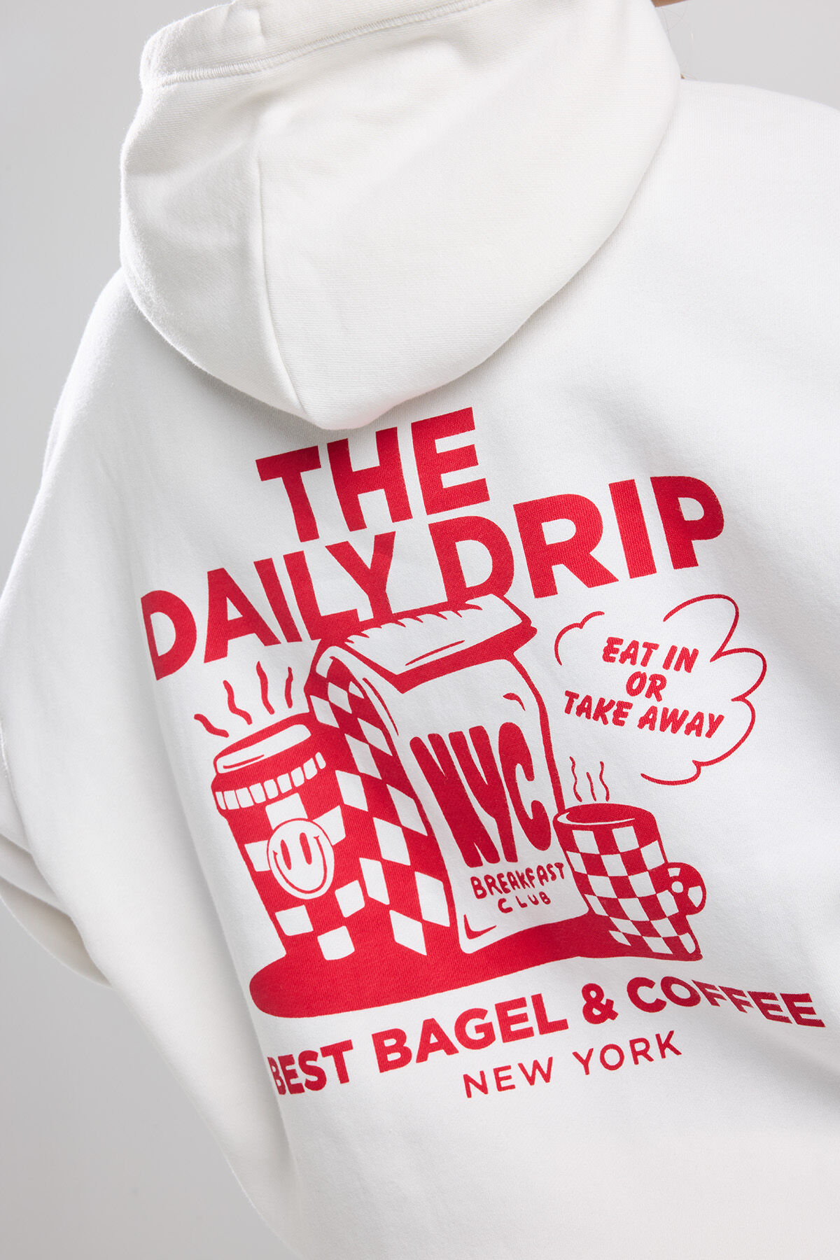Women Hoodie Shelly Off white America Today