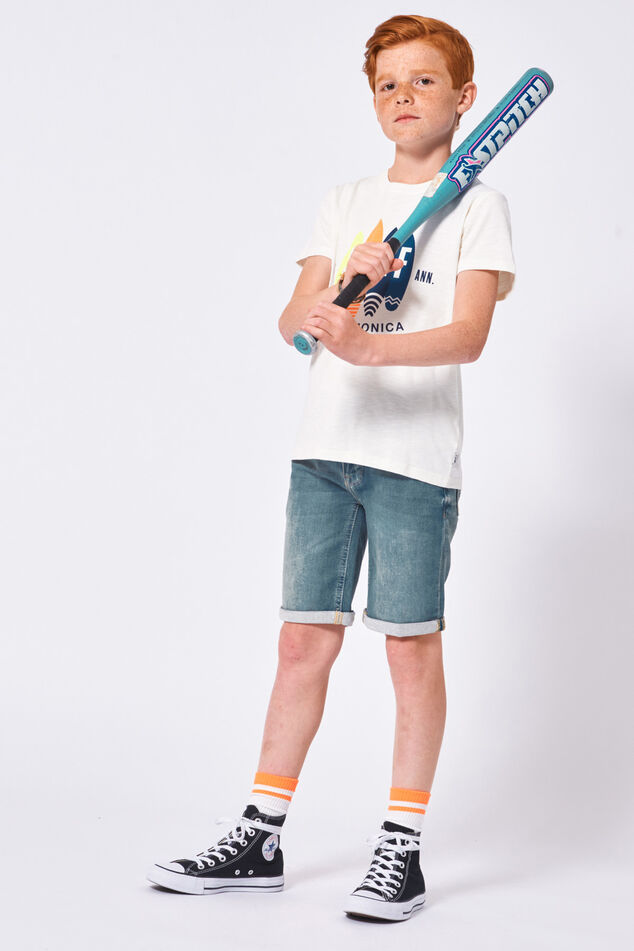 Jogdenim short Robert Jr image number 0