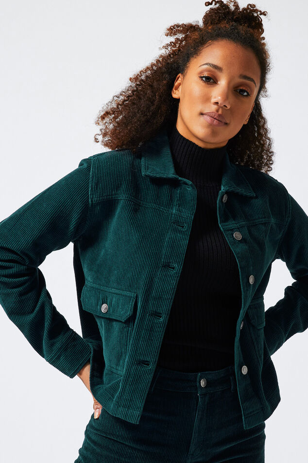 Trucker jacket Haya Cord image number 1